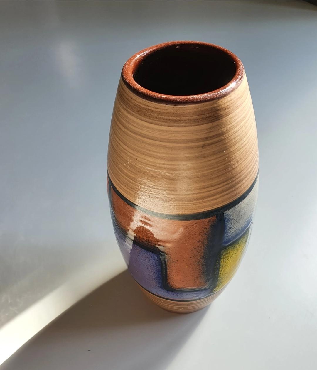 Ceramic Mid-century pattern Vetrata 16 items /  by Aldo Londi / Bitossi For Sale