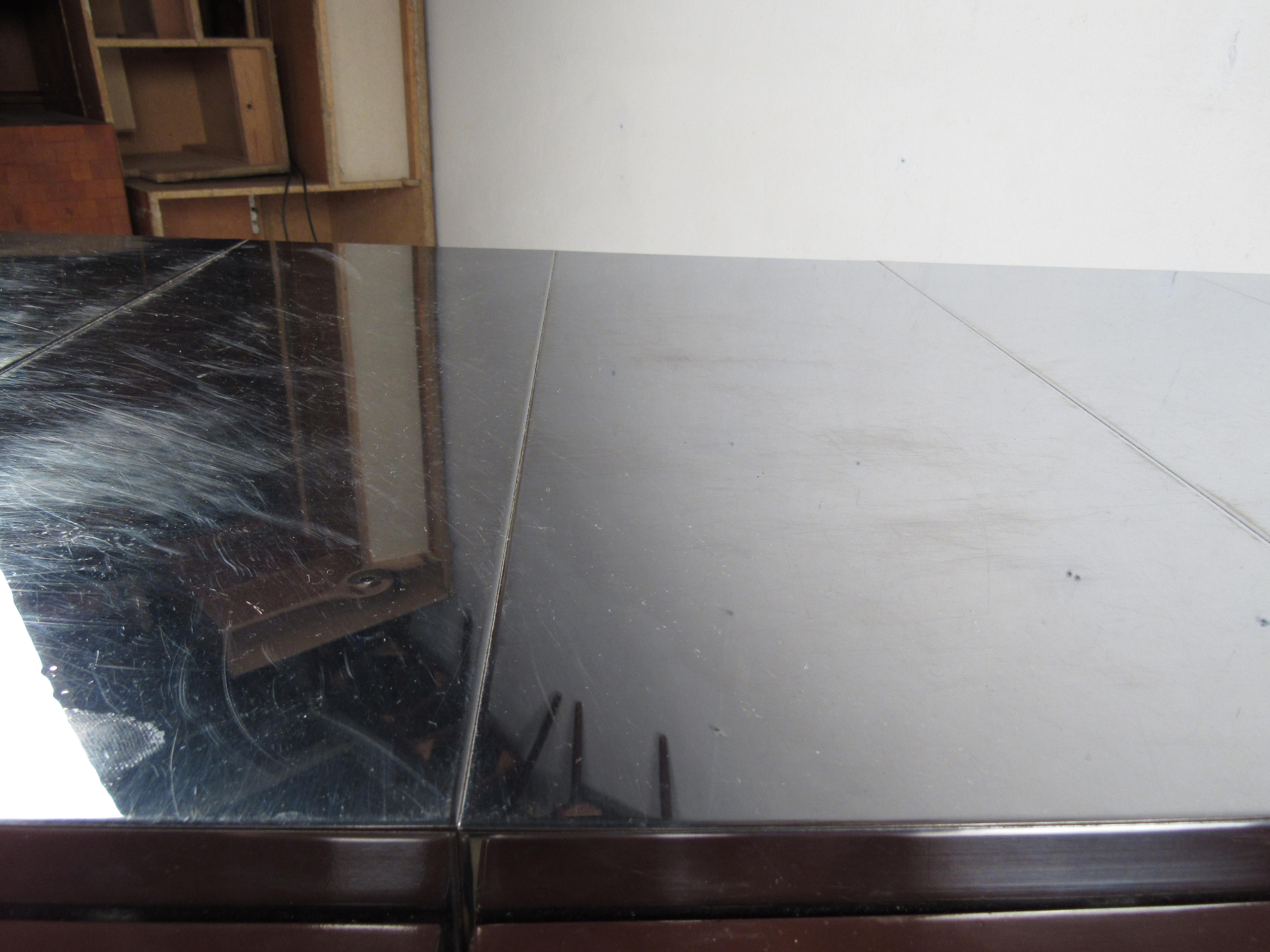 Credenza brutalista di metà secolo di Paul Evans per Directional in vendita 3