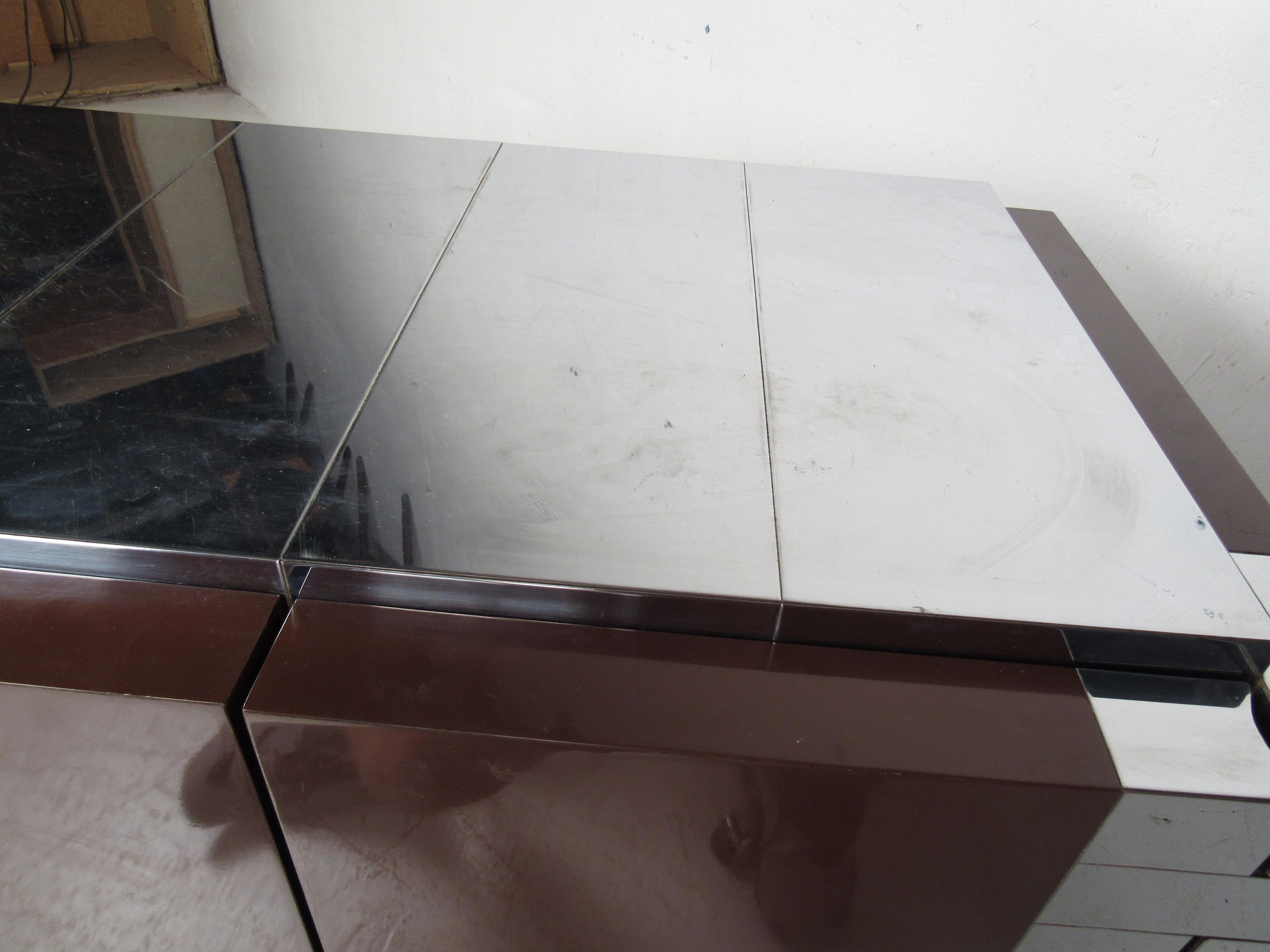 Credenza brutalista di metà secolo di Paul Evans per Directional in vendita 8