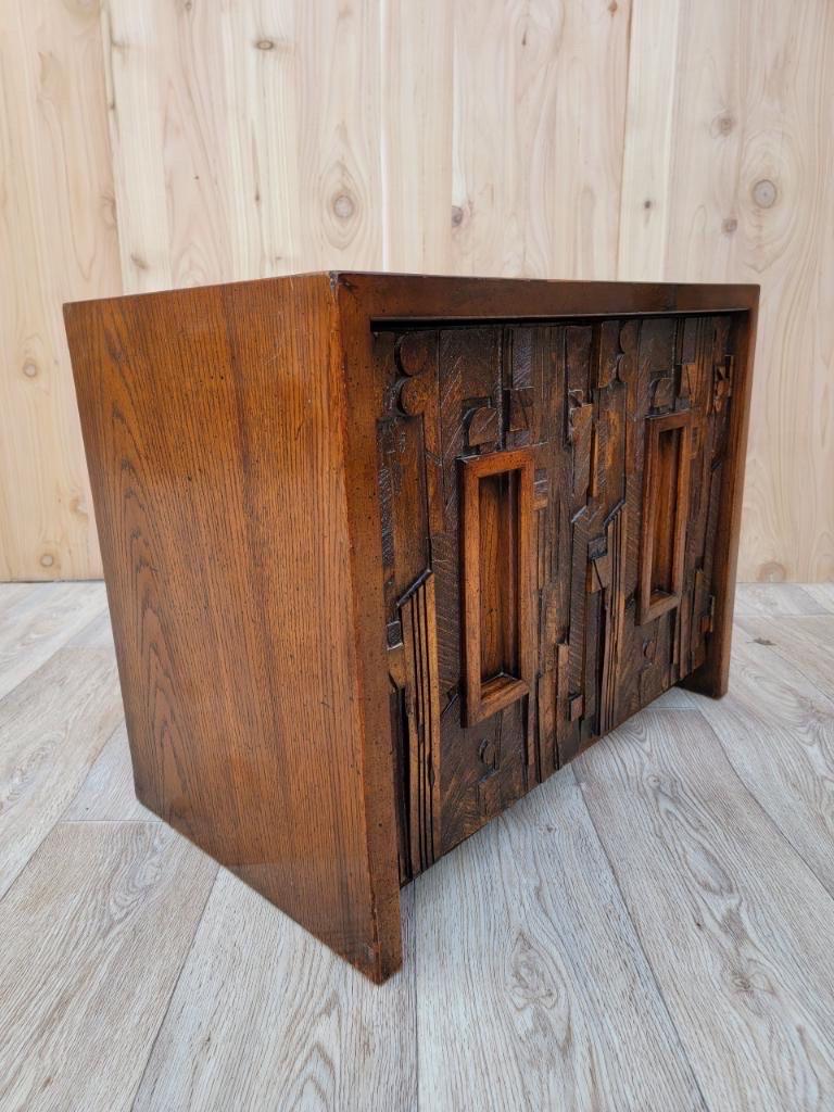 Mid-Century Modern Mid Century Paul Evans Style Brutalist Chest from the Lane 
