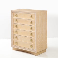 Paul Frankl Cerused Oak Chest Of Drawers