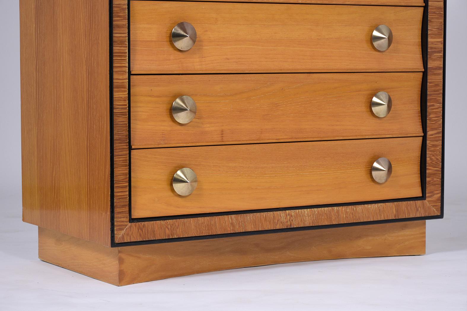 Mid Century Paul Frankl Chest of Drawers In Good Condition In Los Angeles, CA