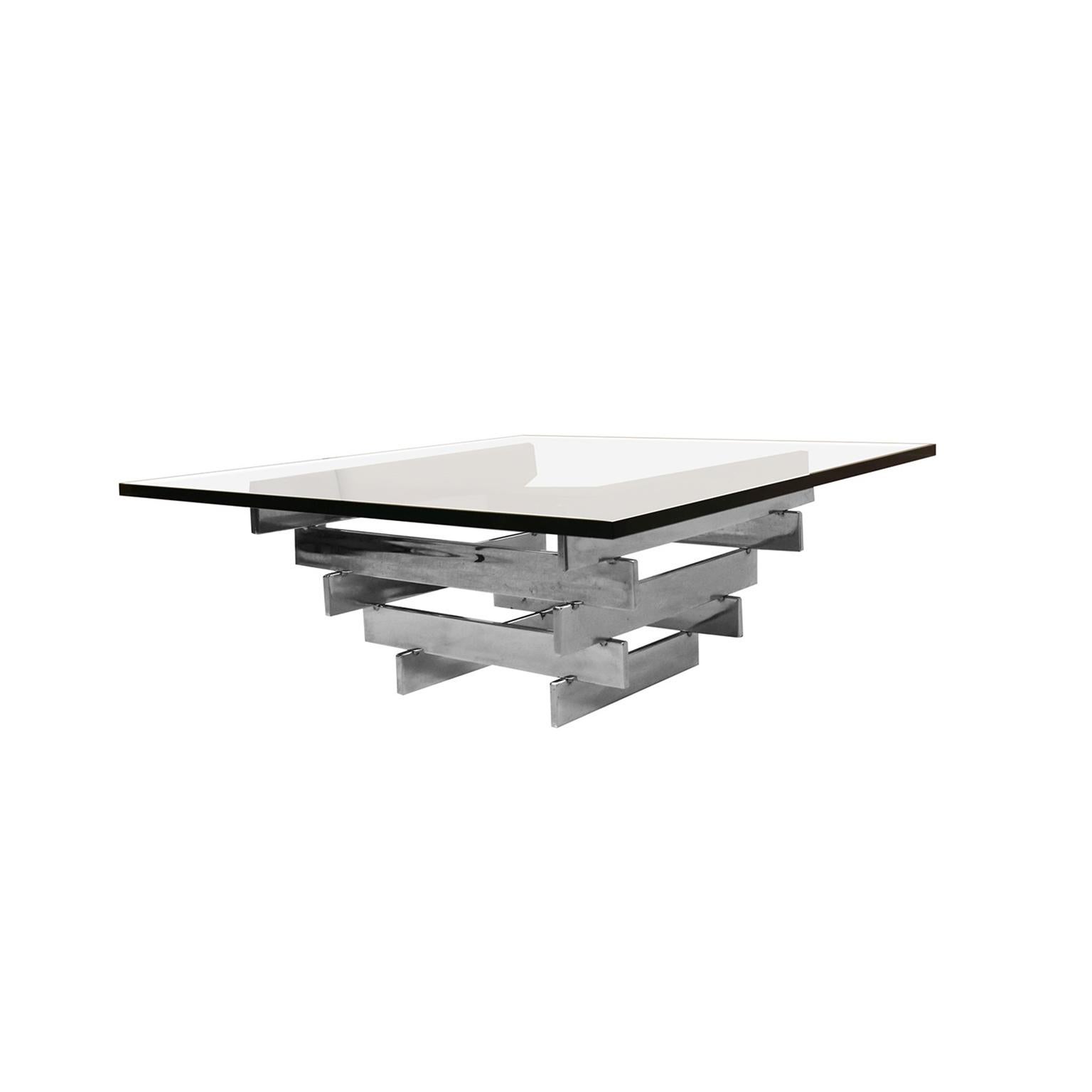 Paul Mayen for Habitat Chrome Plated Midcentury Paul Mayen for Habitat Table