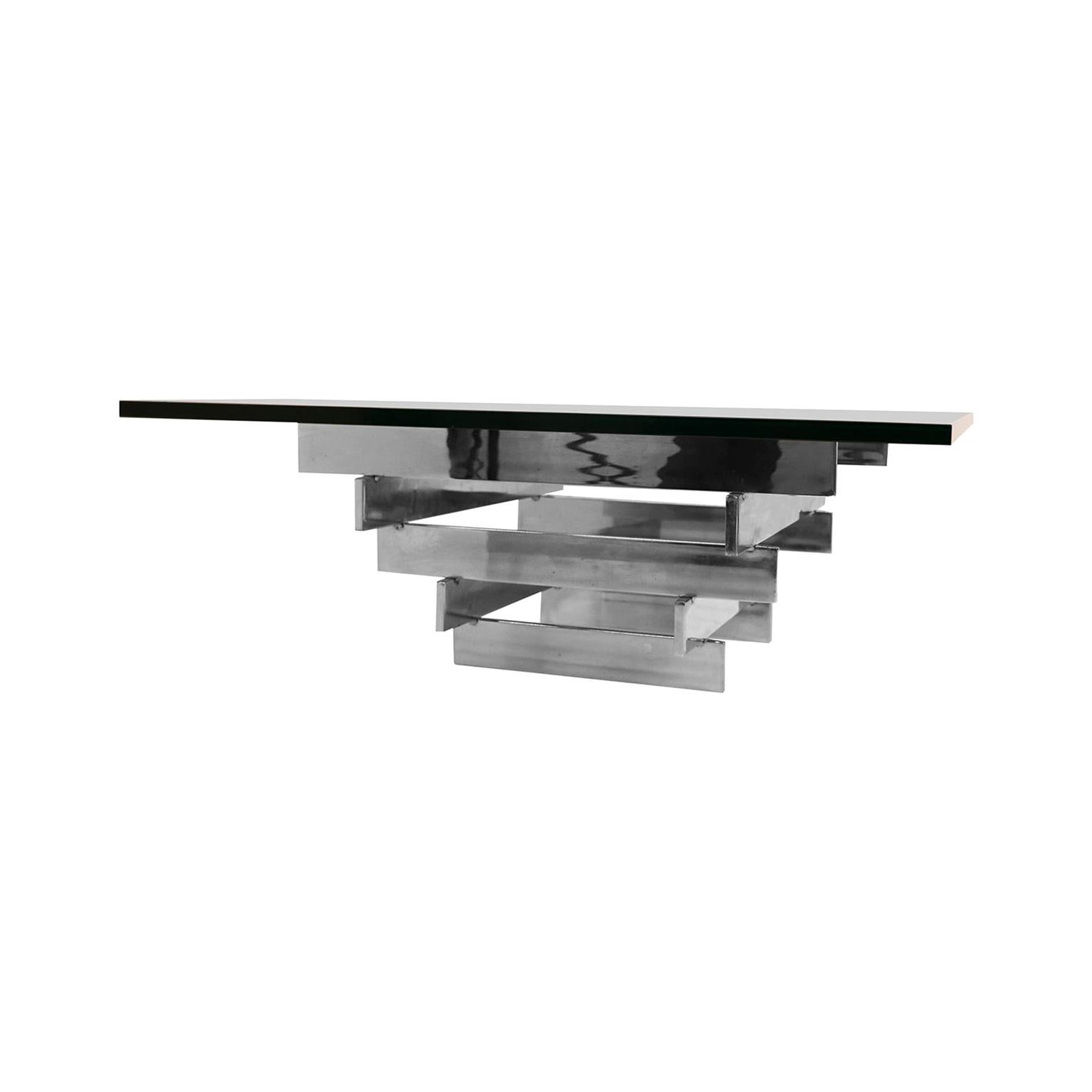 Paul Mayen for Habitat Chrome Plated Midcentury Paul Mayen for Habitat Table