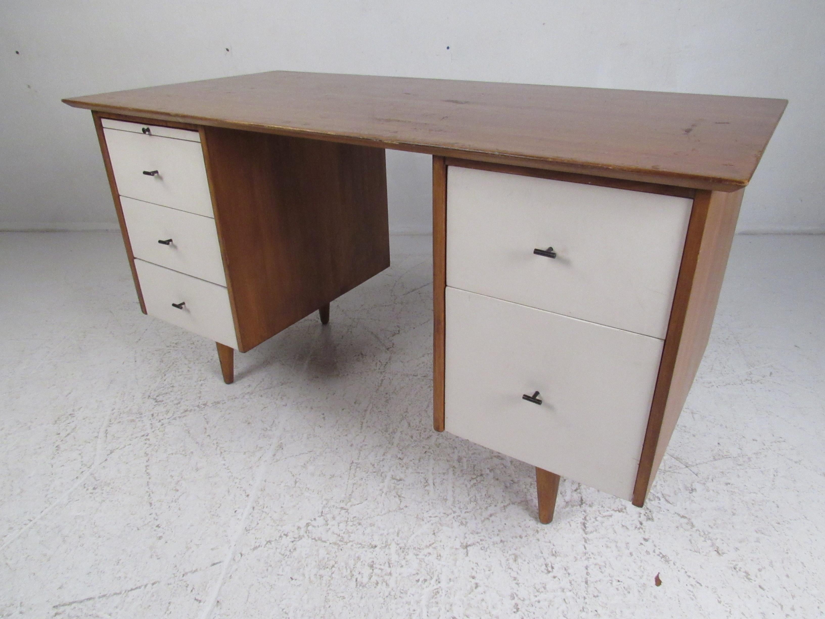 modern double desk