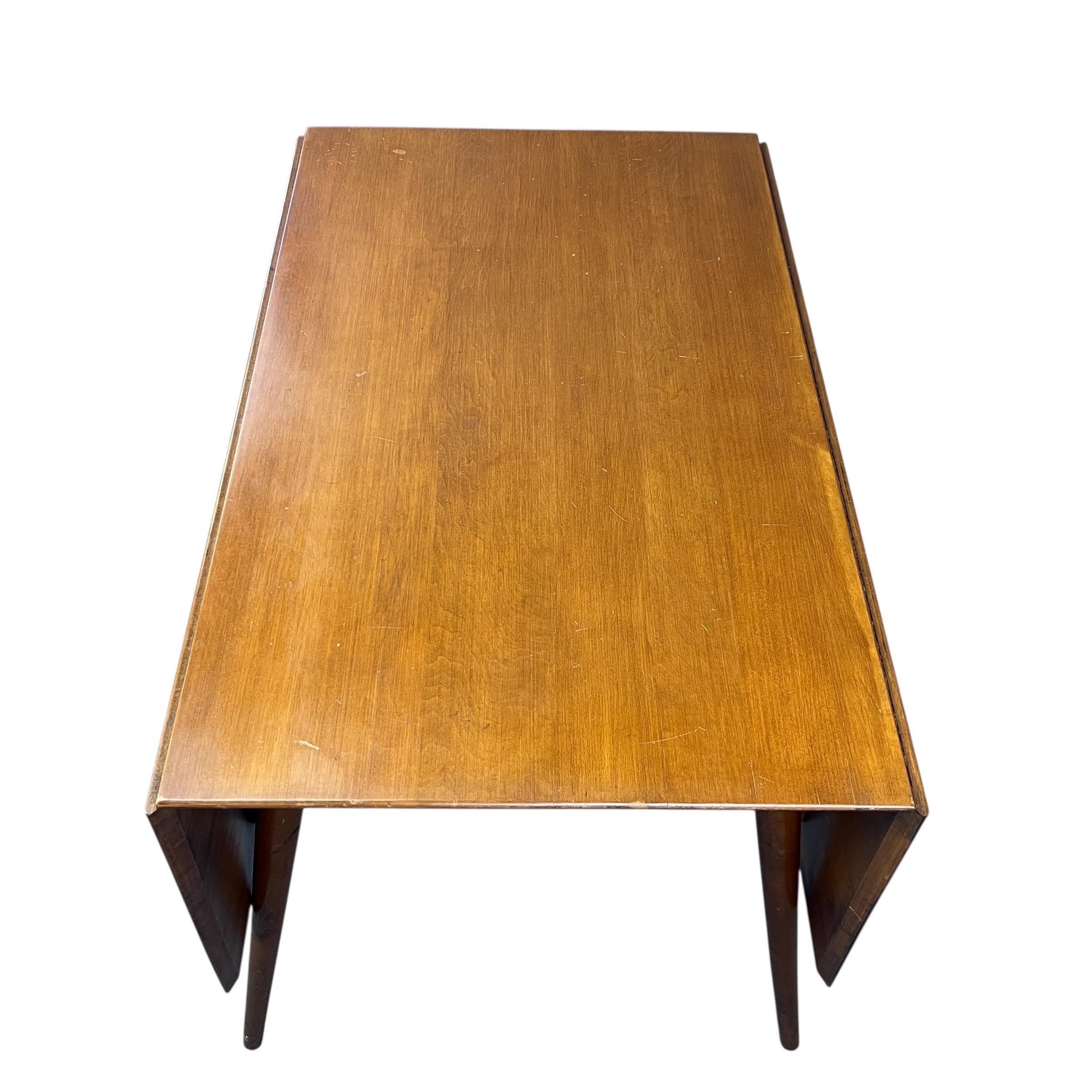 Tavolo da pranzo a ribalta Paul McCobb del Mid Century in vendita 3