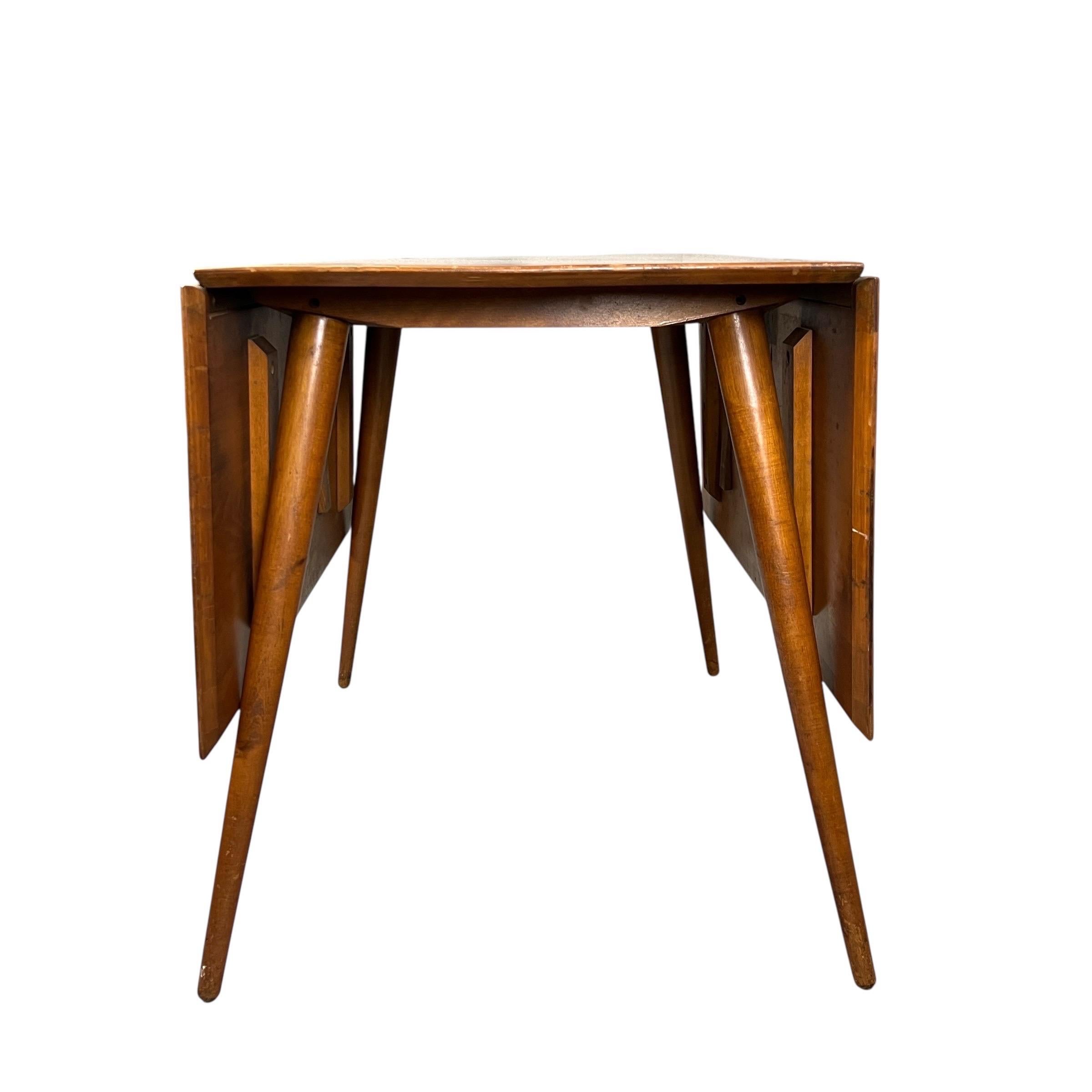 Mid-Century moderno Tavolo da pranzo a ribalta Paul McCobb del Mid Century in vendita