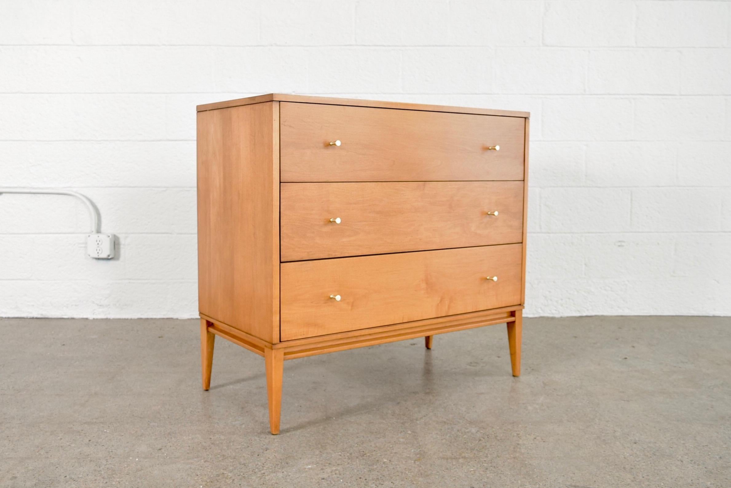 American Midcentury Paul McCobb Planner Group 3-Drawer Chest for Winchendon, 1950s