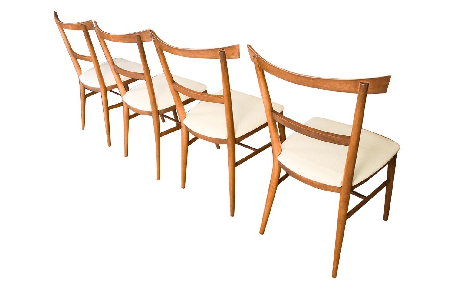 Mid-Century Paul McCobb Planner Group Dining Chairs Set of Four In Good Condition For Sale In Baltimore, MD
