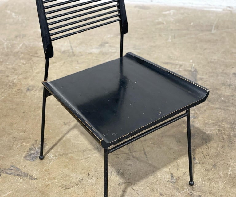Mid-Century Paul McCobb Shovel Chair, Planner Group Model #1533, Original Black 3
