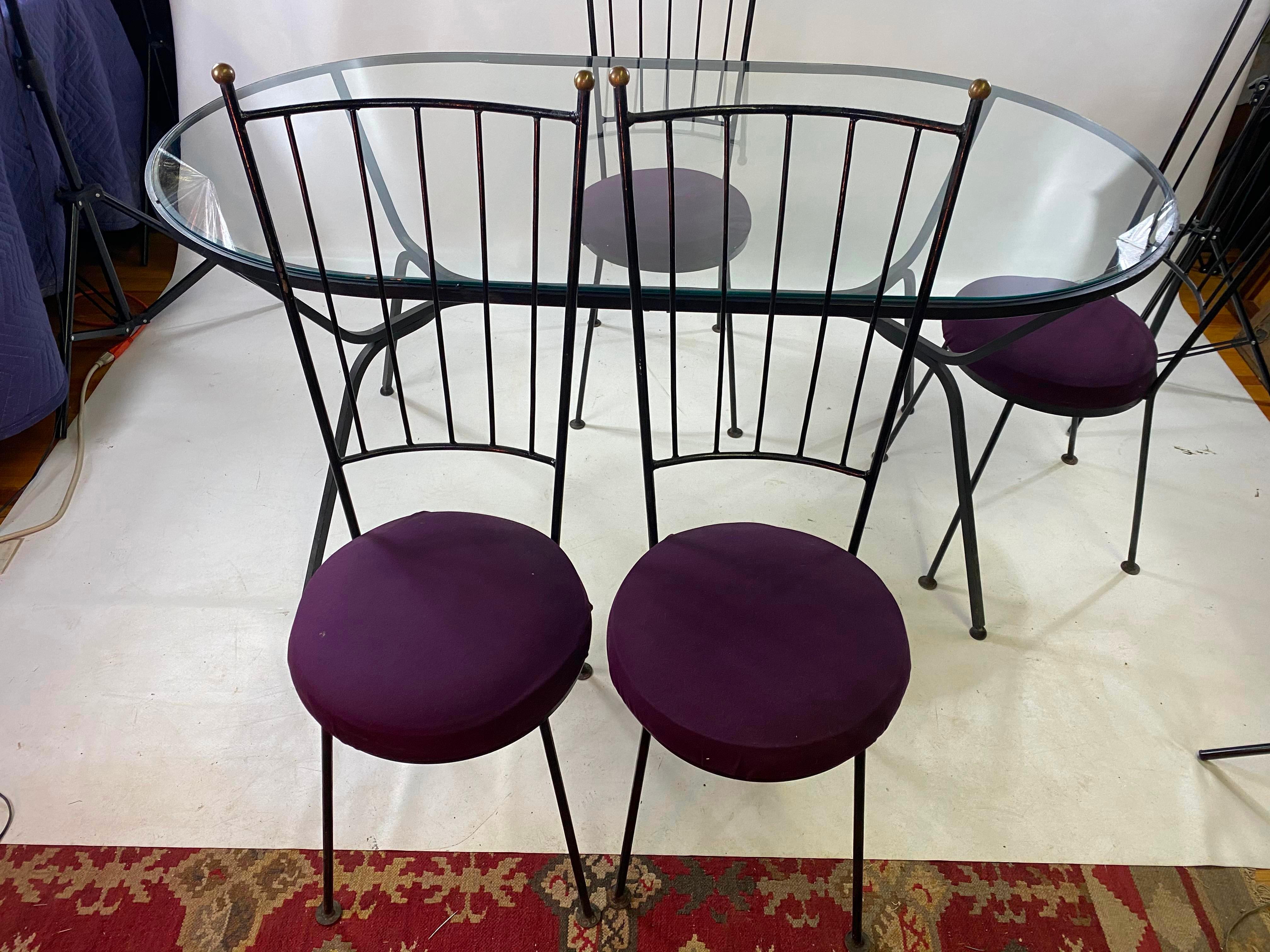 antarenni wrought iron chairs