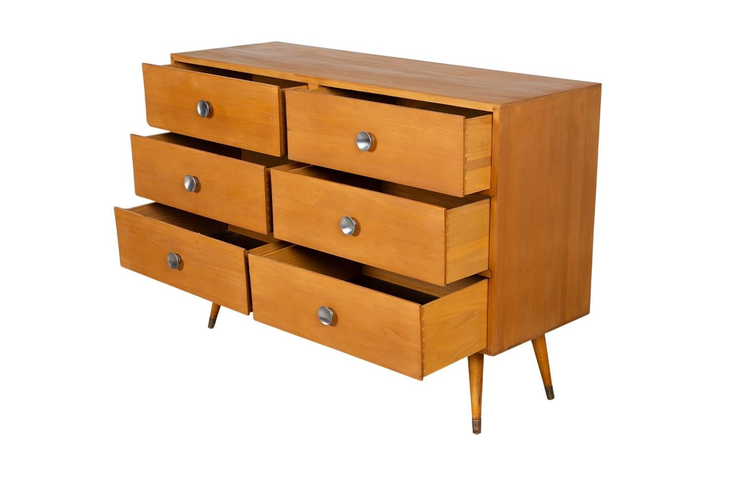 Mid-Century moderno Comò doppio in stile Paul McCobb di metà secolo in vendita