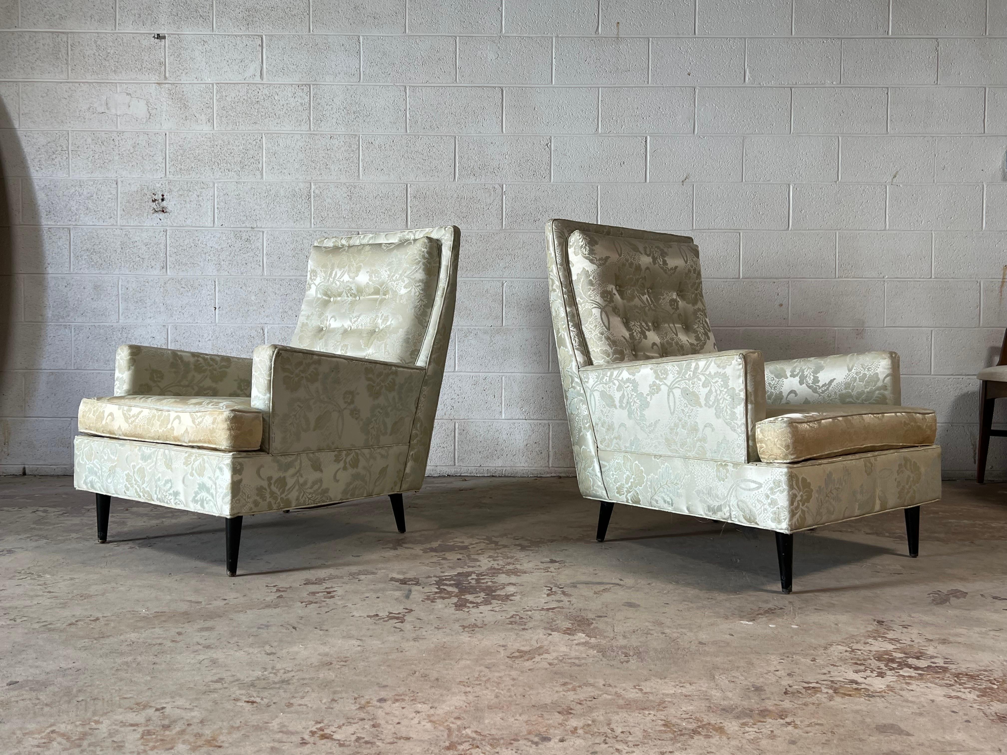 Mid-Century Paul McCobb Style Lounge Chairs, a Pair 5