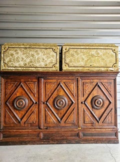 Monumentale Mitte des Jahrhunderts P.E. Guerin NY Signierte Cartonnier File Schrank-Tisch-Kommode, Guerin