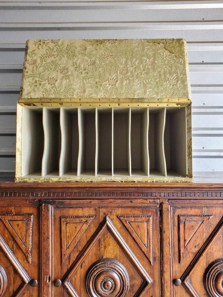 Metal Mid-Century P.E. Guerin NY Cartonnier File Cabinet Box For Sale