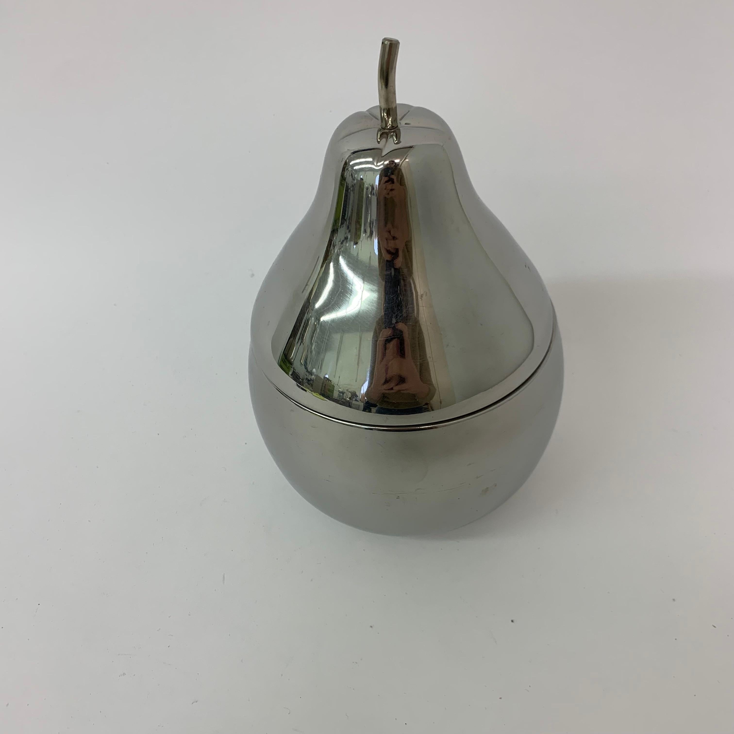Italian Mid-century pear shaped ice bucket , 1970’s