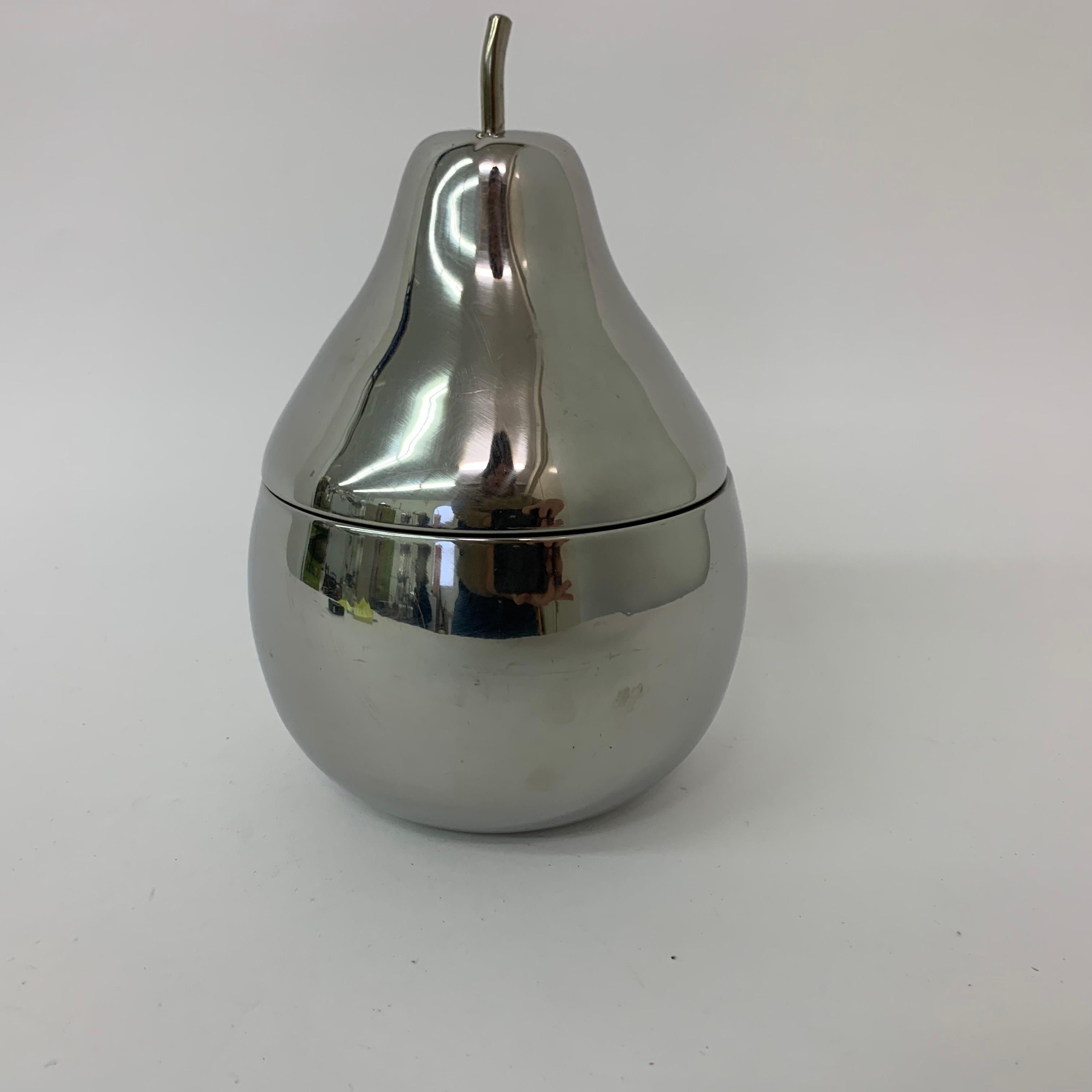 Late 20th Century Mid-century pear shaped ice bucket , 1970’s