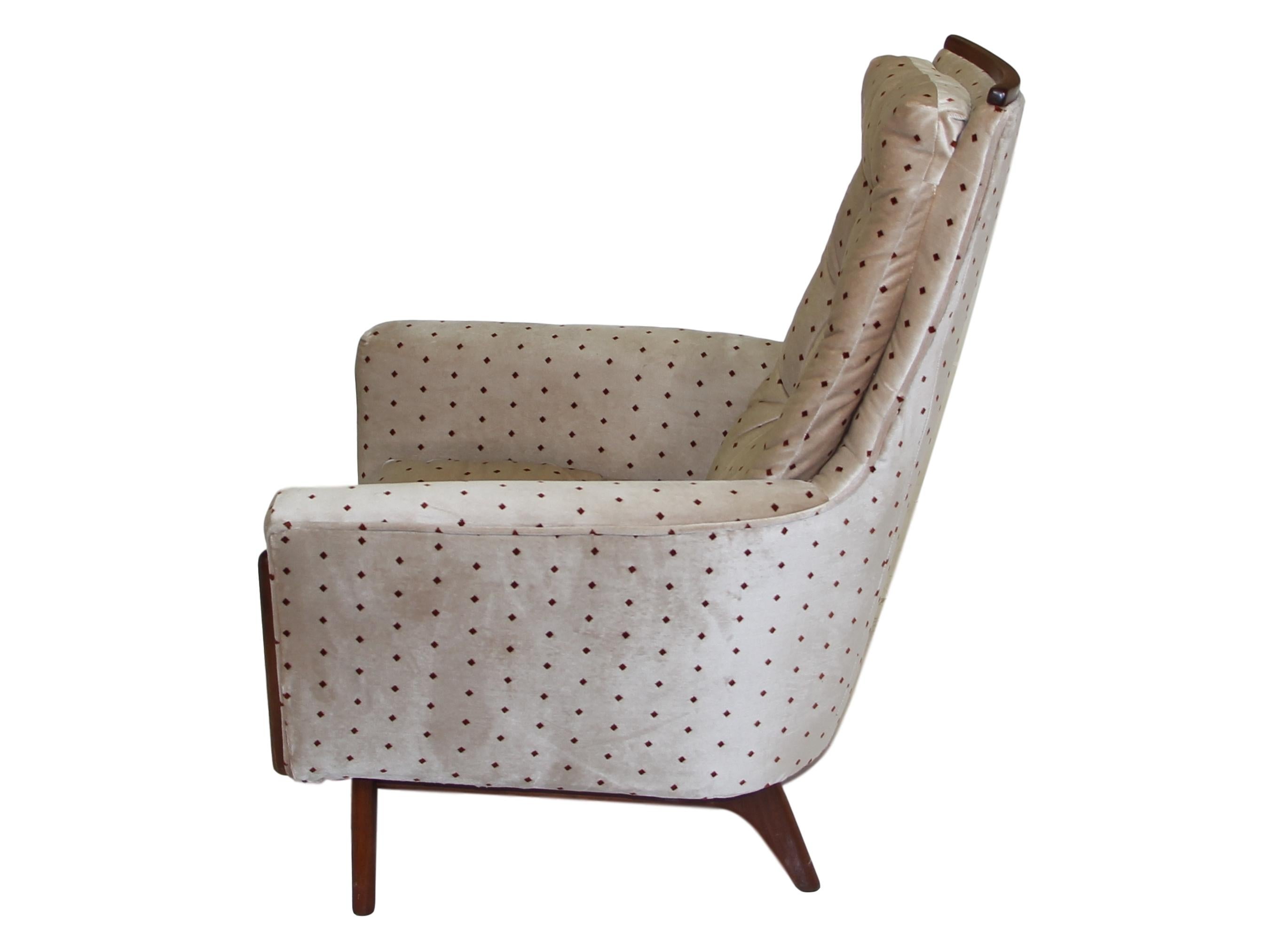 Mid-Century Modern Midcentury Pearsall Style Lounge Chair by Rowe