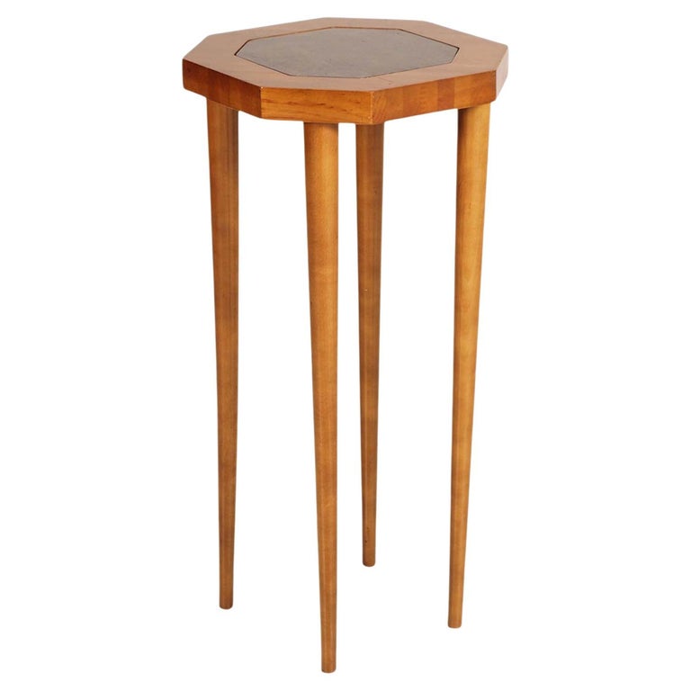 MidCentury Pedestal Column in Beech, Art Deco, by Palazzi dell'Arte