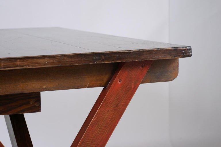 Mid-Century Pine Desk For Sale 2