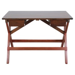 Mid-Century Pine Desk