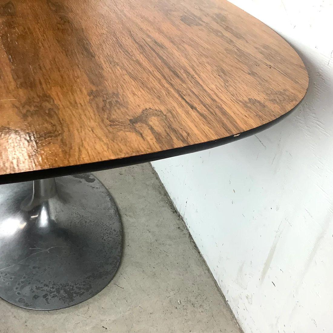 Midcentury Pedestal Dining Table by Arkana 6