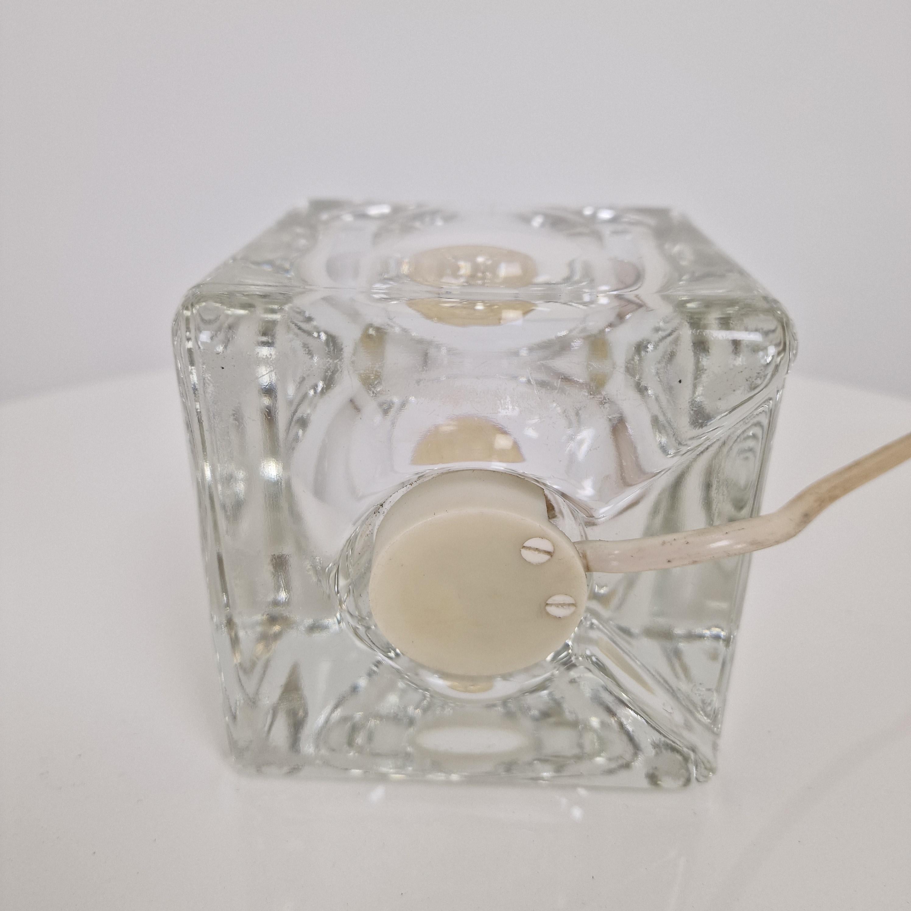 Mid Century Peil & Putzler Ice Cube Table Lamp, Germany 1970's For Sale 3