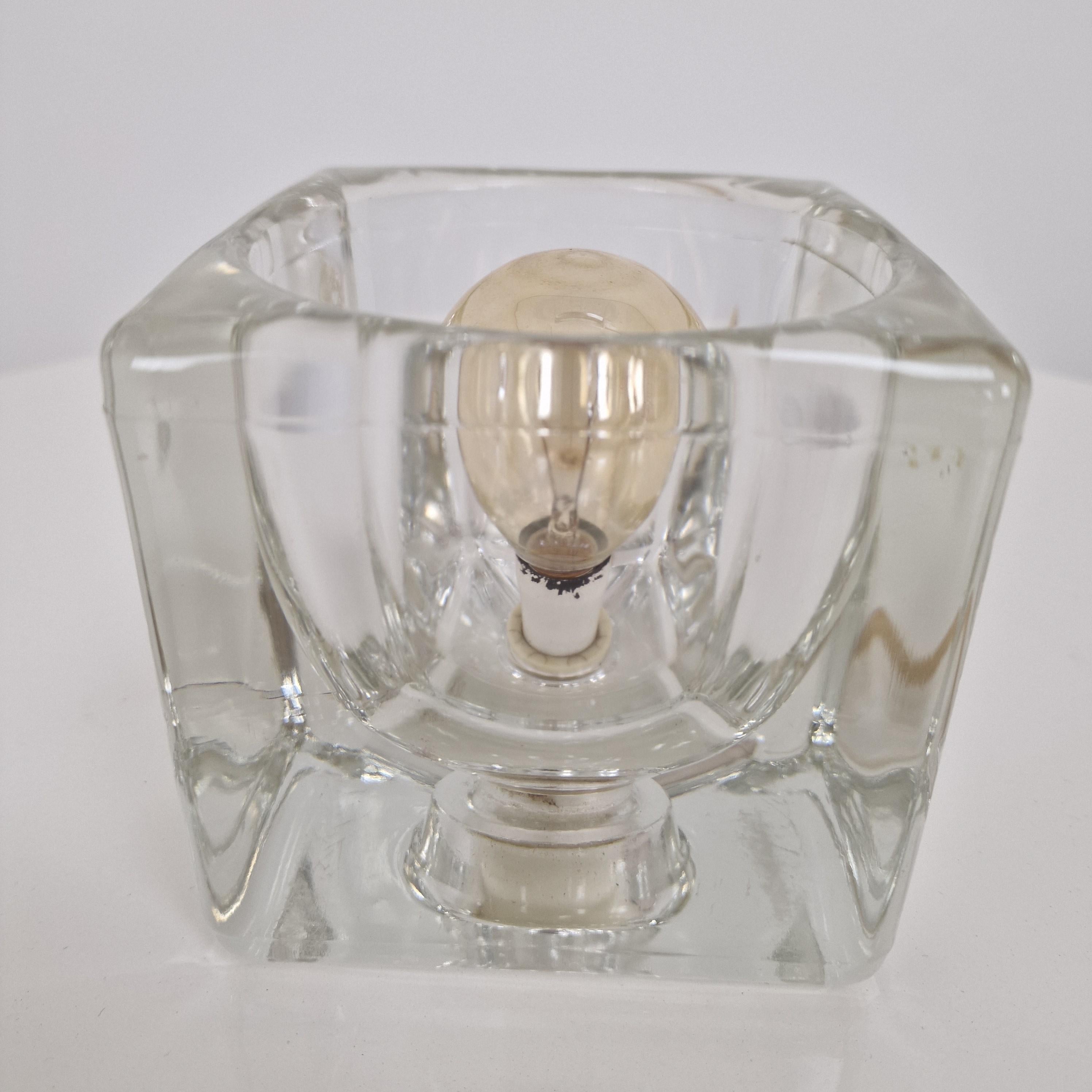 Mid Century Peil & Putzler Ice Cube Table Lamp, Germany 1970's For Sale 2