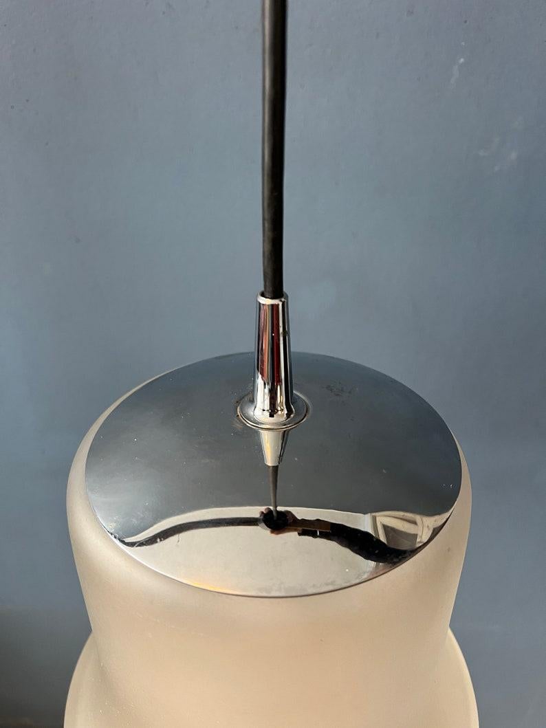 XX secolo Lampada a sospensione in vetro smerigliato di Peill & Putzler, metà secolo, anni '70 in vendita