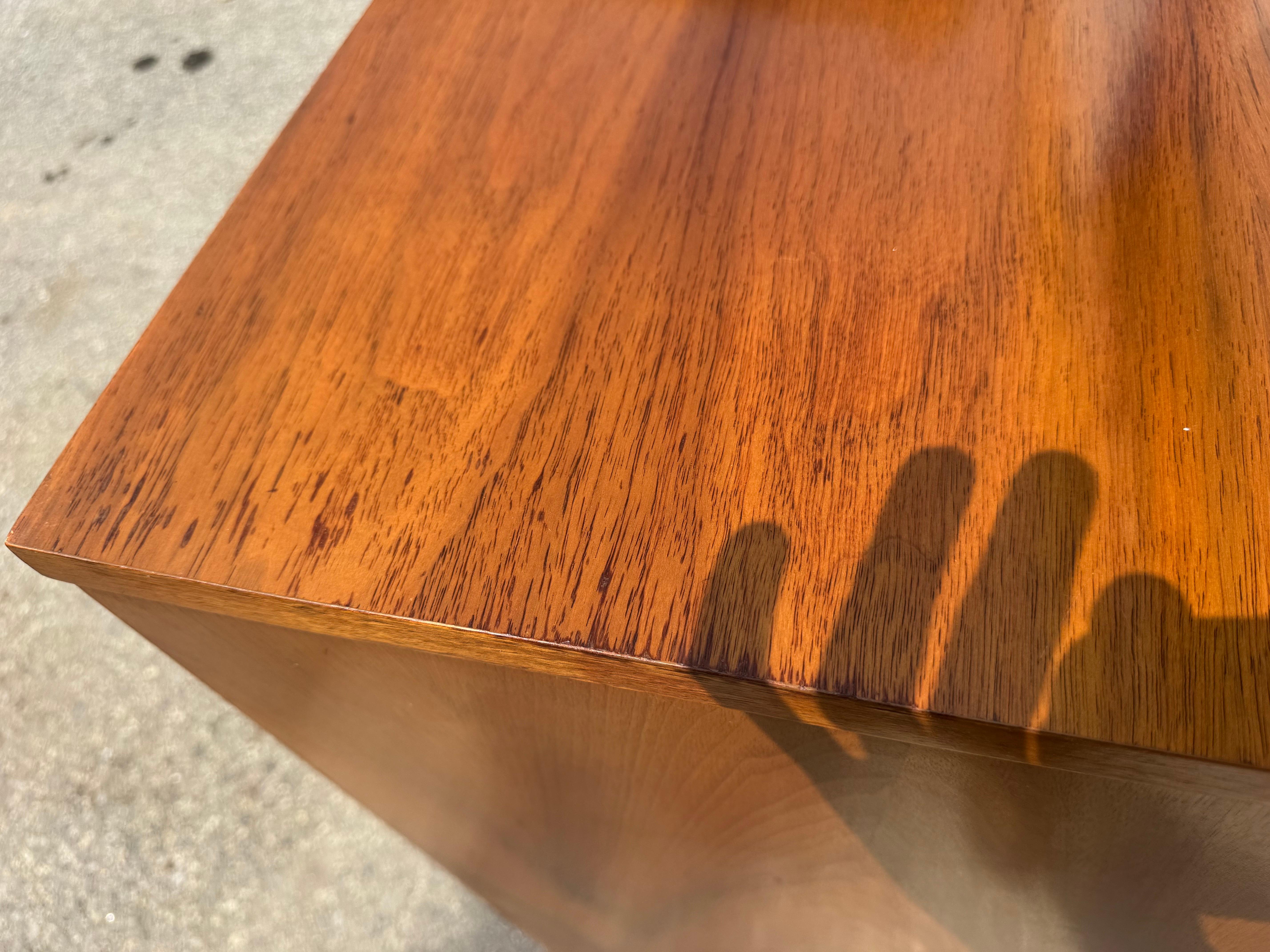 Mid-Century Modern Mid-Century Pencil Leg Tall Dresser/Chest by Dixie For Sale