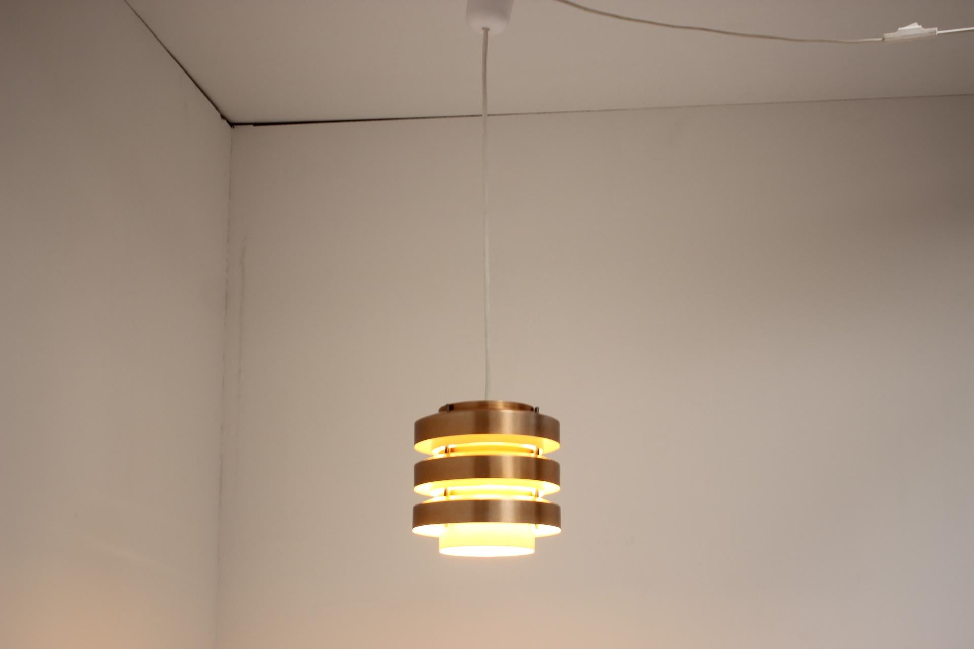 Mid-Century Pendant by Drupol, 1970's In Good Condition For Sale In Praha, CZ