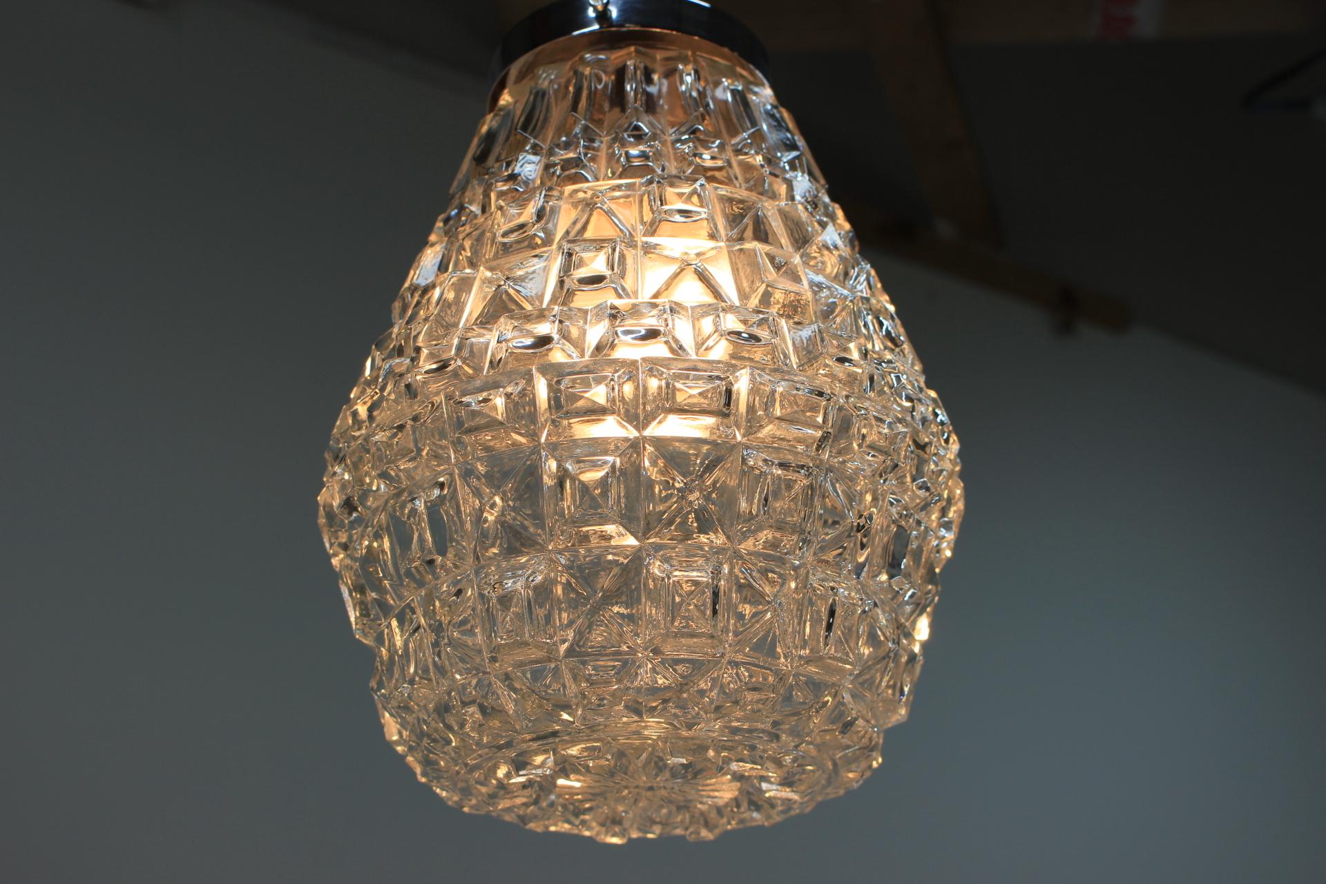 Midcentury Pendant by Kamenický Šenov, 1960s For Sale 3