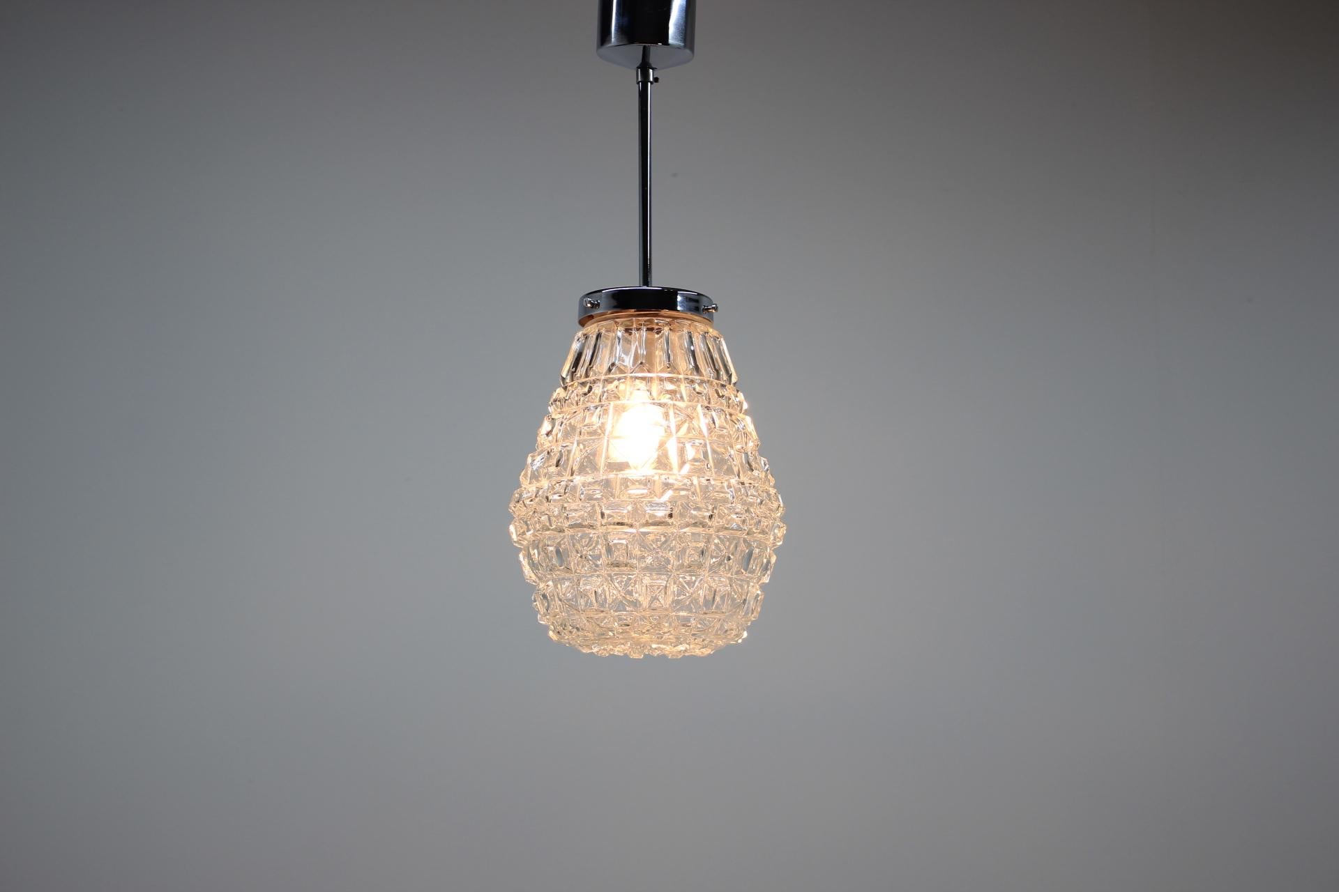 Midcentury Pendant by Kamenický Šenov, 1960s For Sale 2
