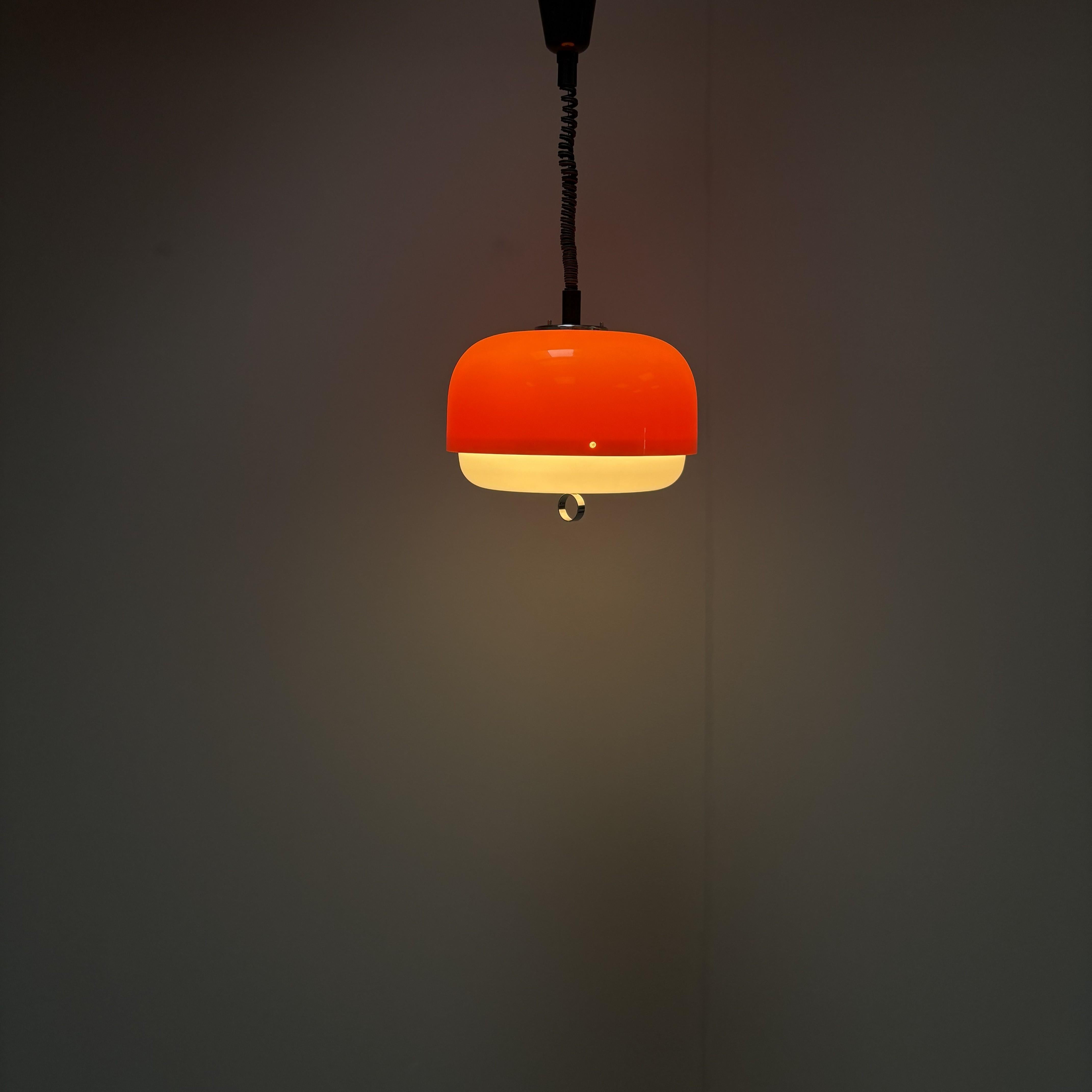 Pendente di metà secolo di Luigi Massoni per Guzzini, anni '70, Italia in vendita 4