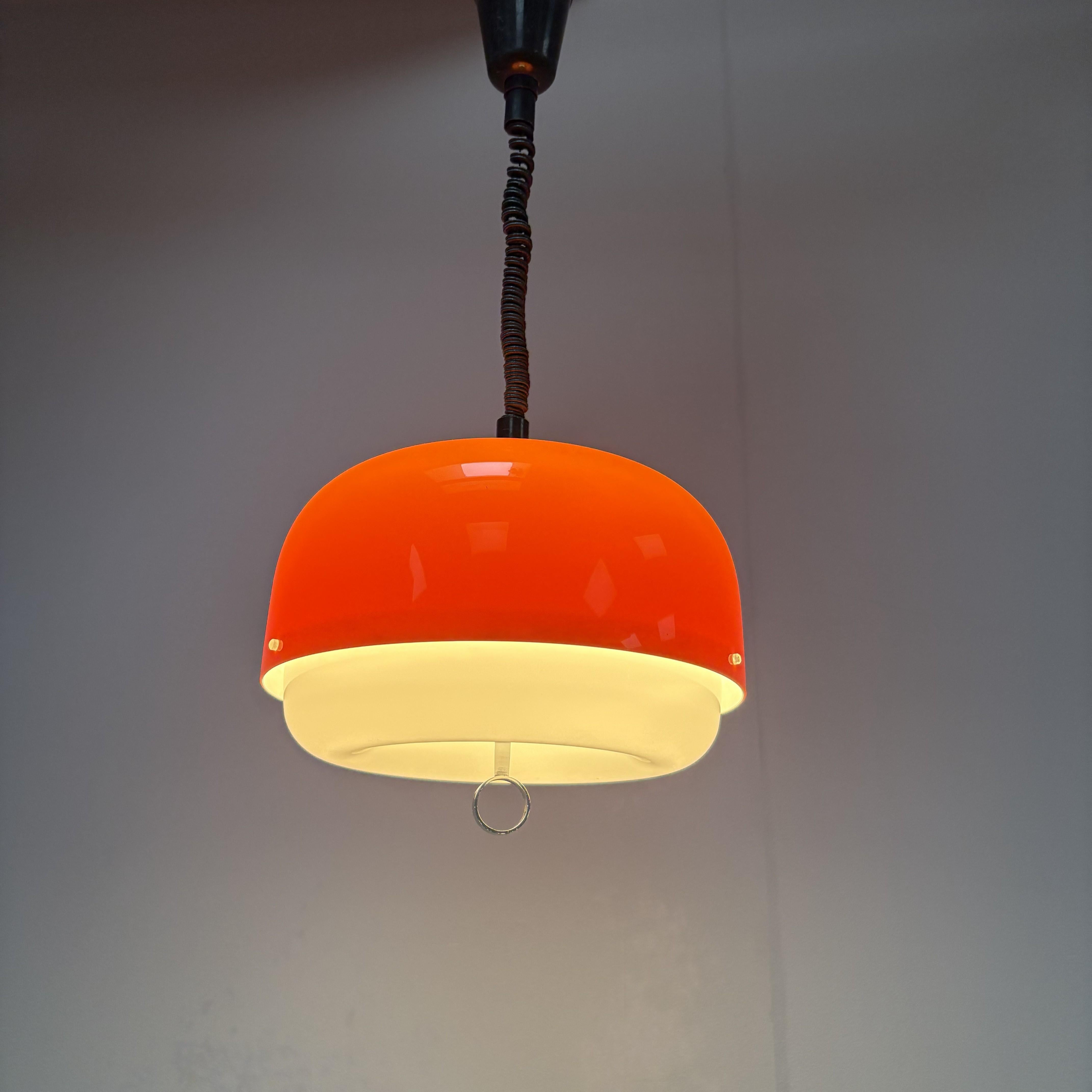 Pendente di metà secolo di Luigi Massoni per Guzzini, anni '70, Italia in vendita 2