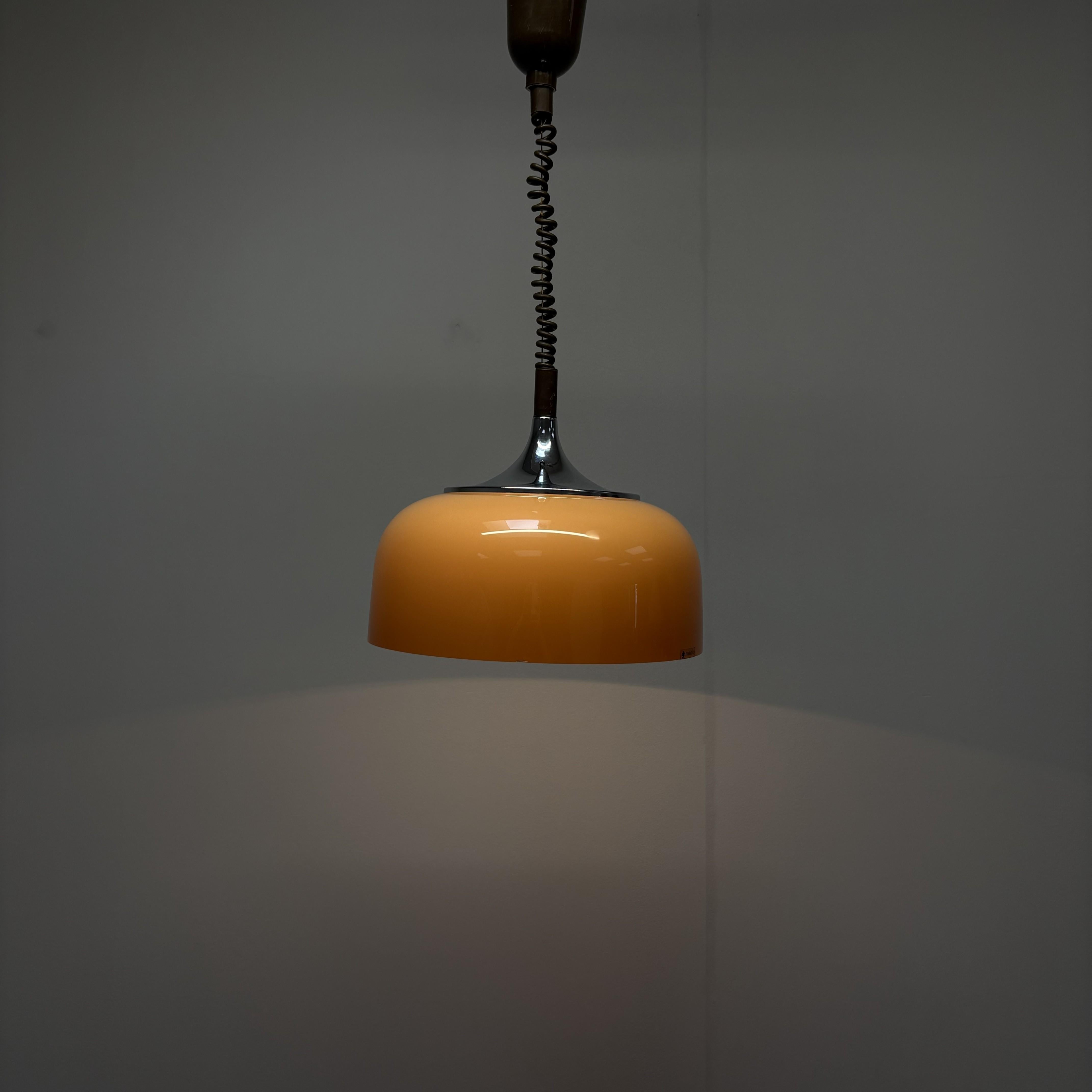 Mid-century Pendant by Meblo, Harvey Guzziny, 1970s, Italy For Sale 3