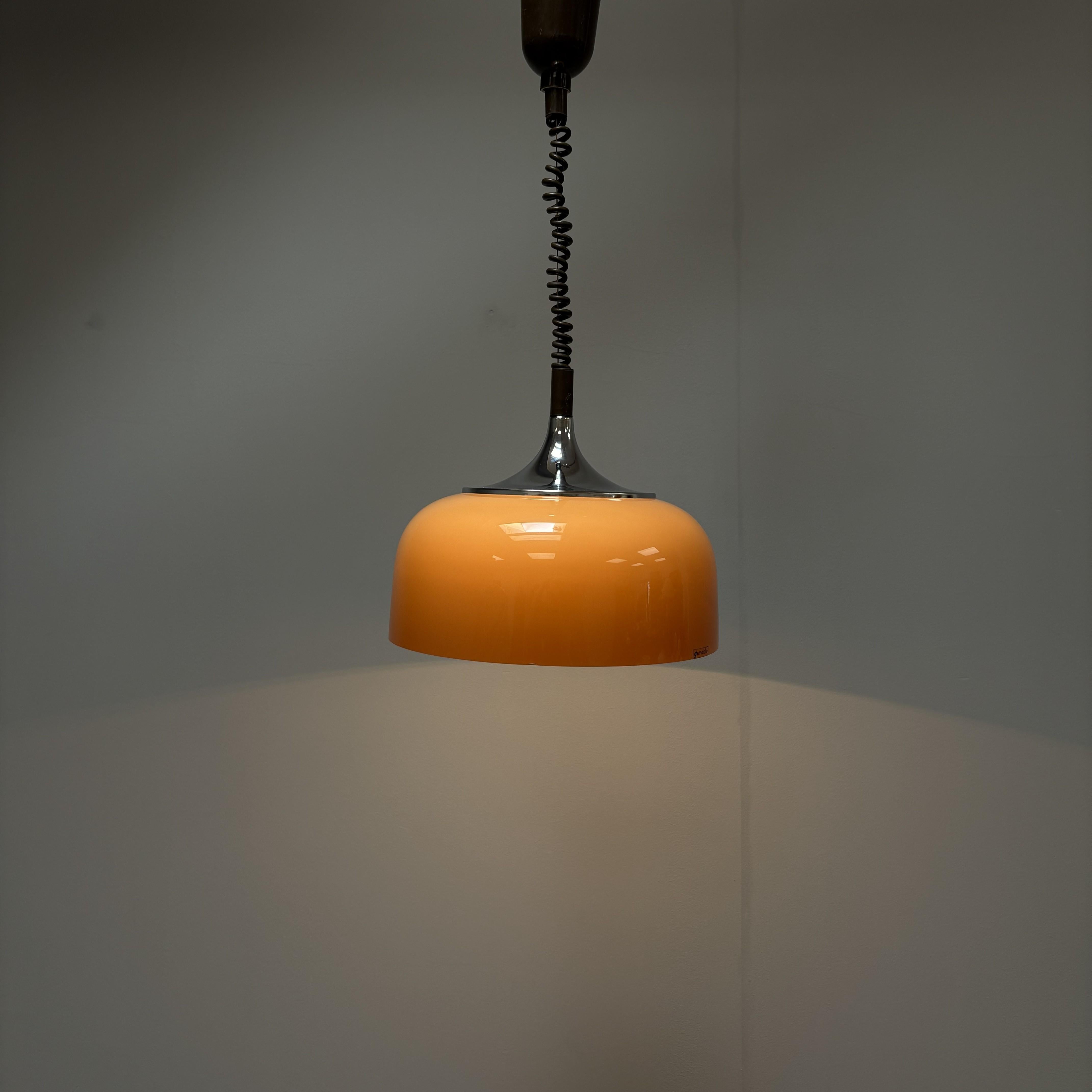 Mid-century Pendant by Meblo, Harvey Guzziny, 1970s, Italy For Sale 4