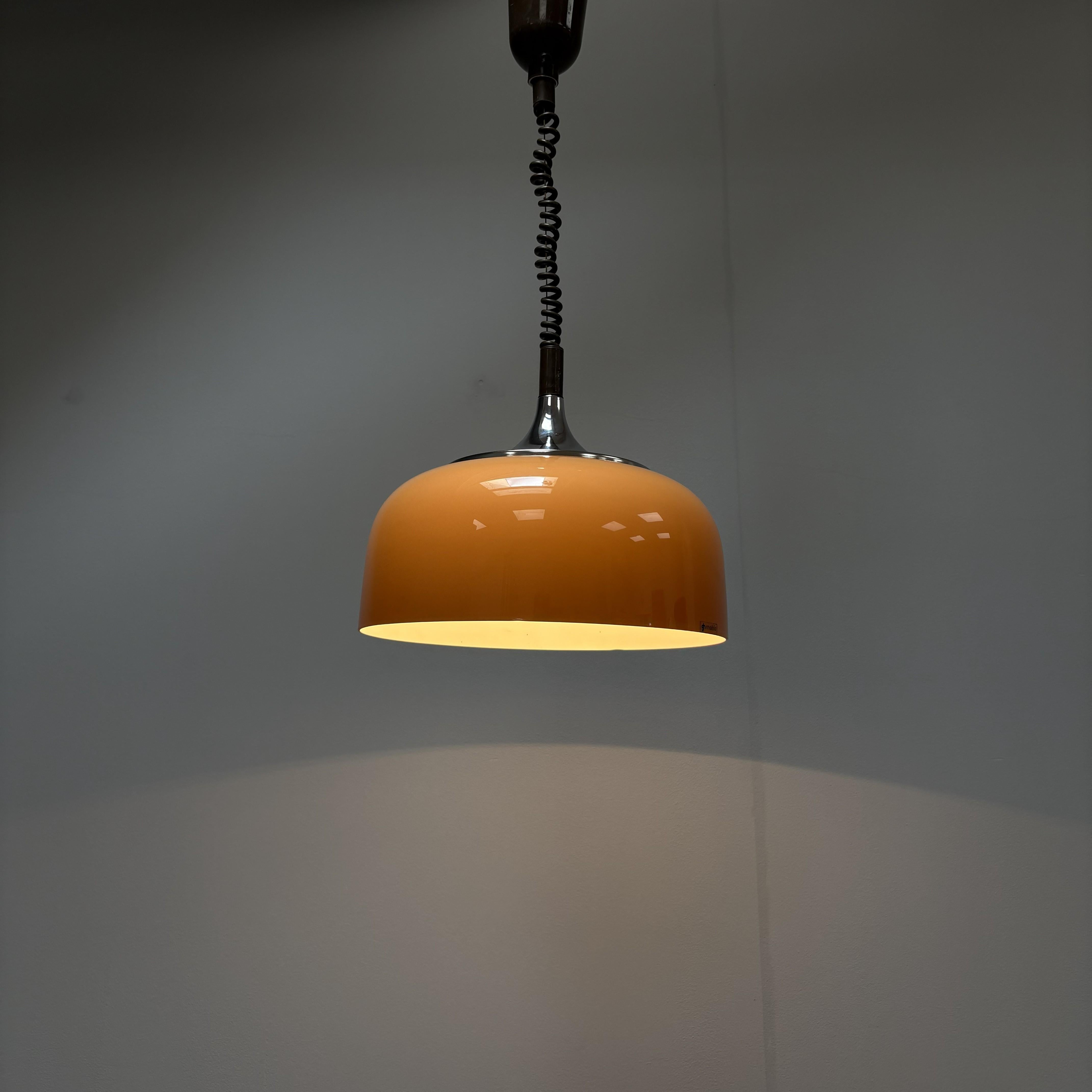 Mid-century Pendant by Meblo, Harvey Guzziny, 1970s, Italy For Sale 5