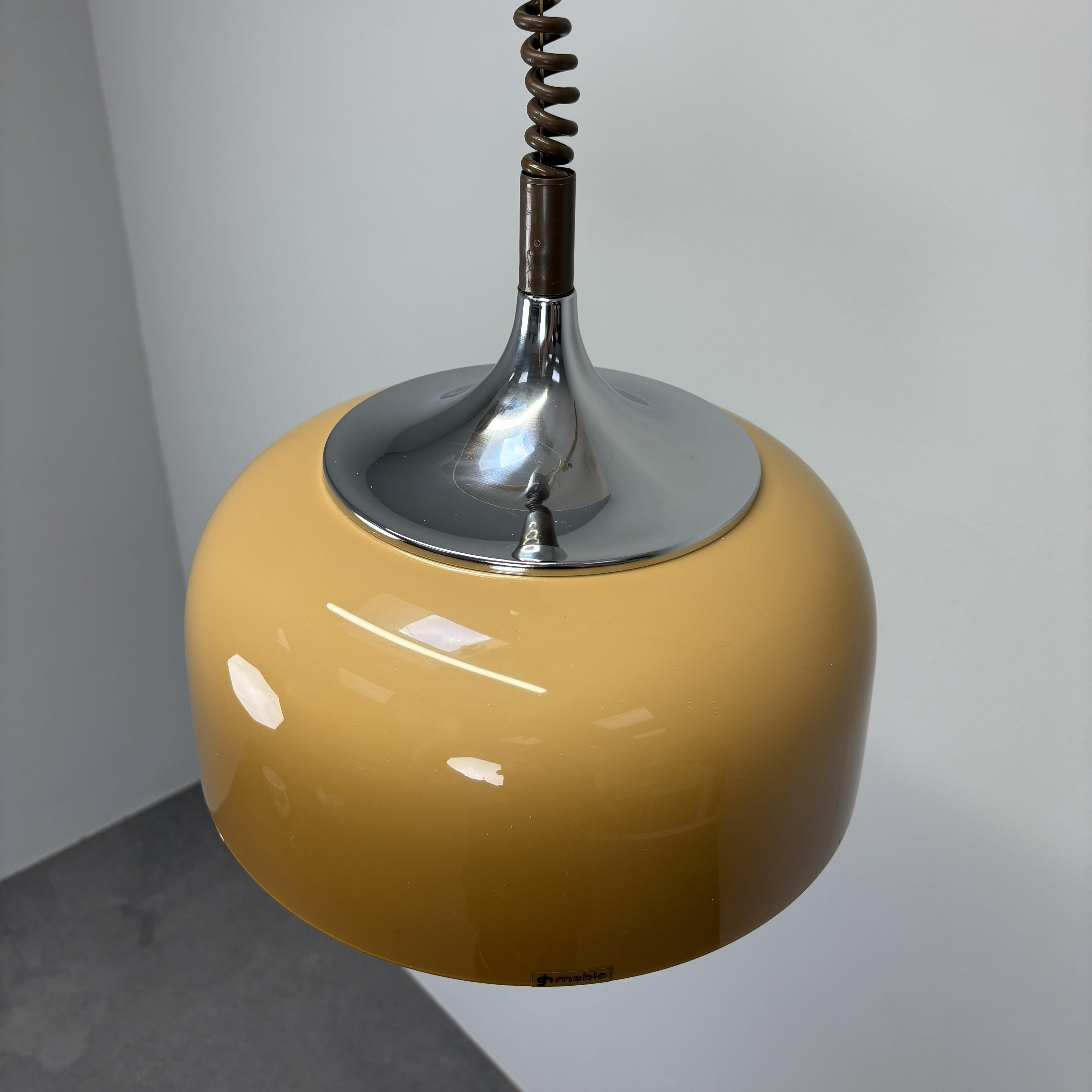 Italian Mid-century Pendant by Meblo, Harvey Guzziny, 1970s, Italy For Sale