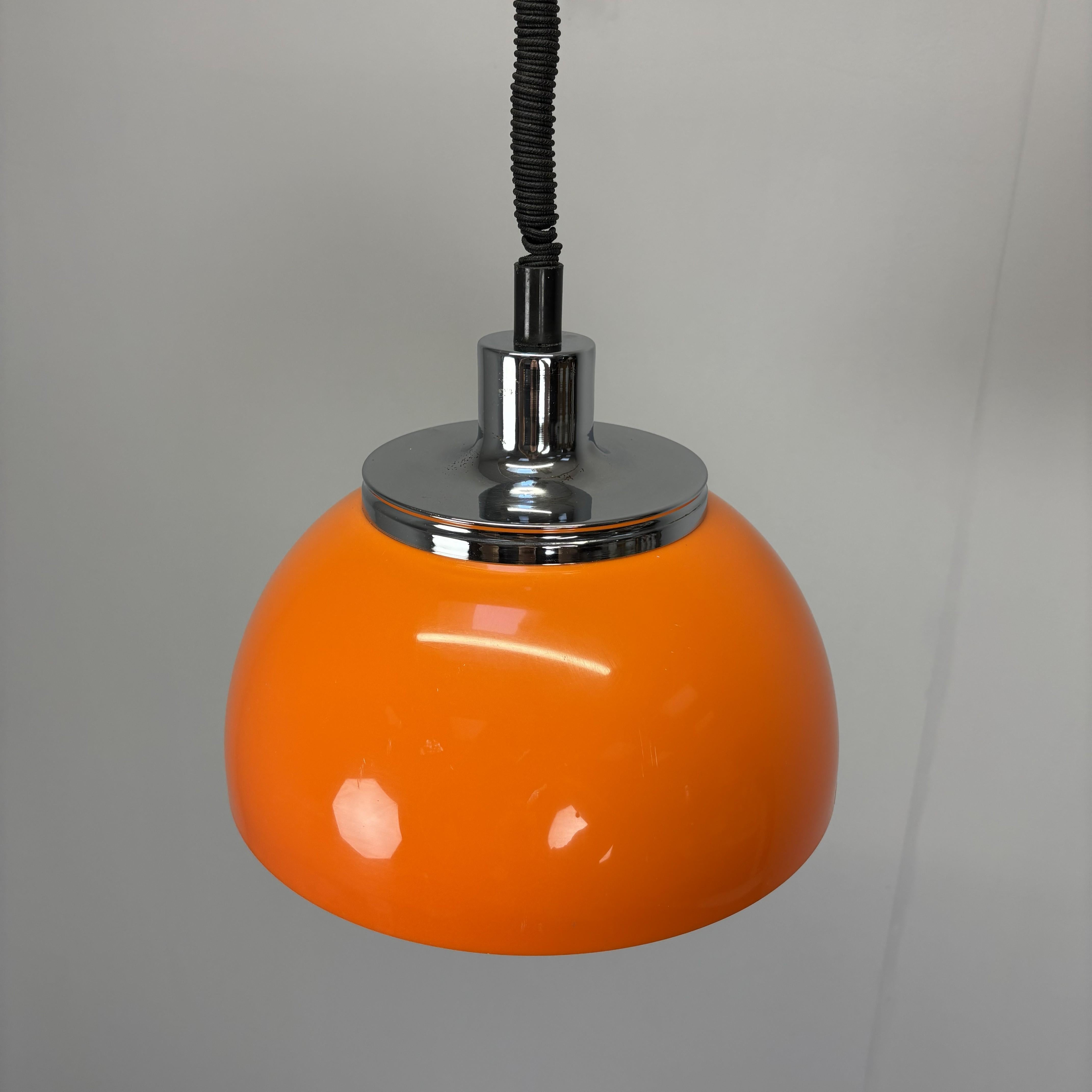 Italian Mid-century Pendant by Meblo, Harvey Guzziny, 1970s, Italy For Sale