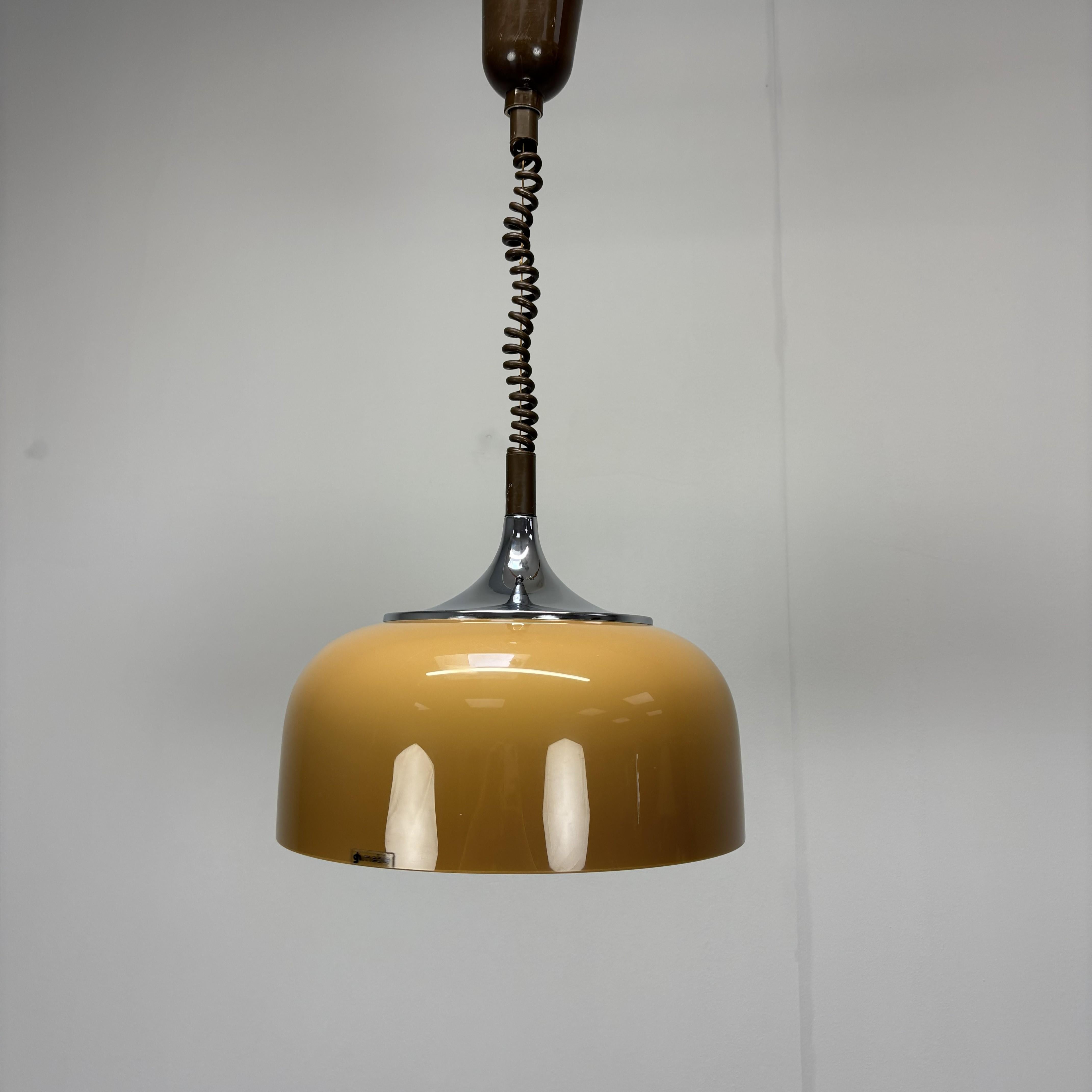 Late 20th Century Mid-century Pendant by Meblo, Harvey Guzziny, 1970s, Italy For Sale
