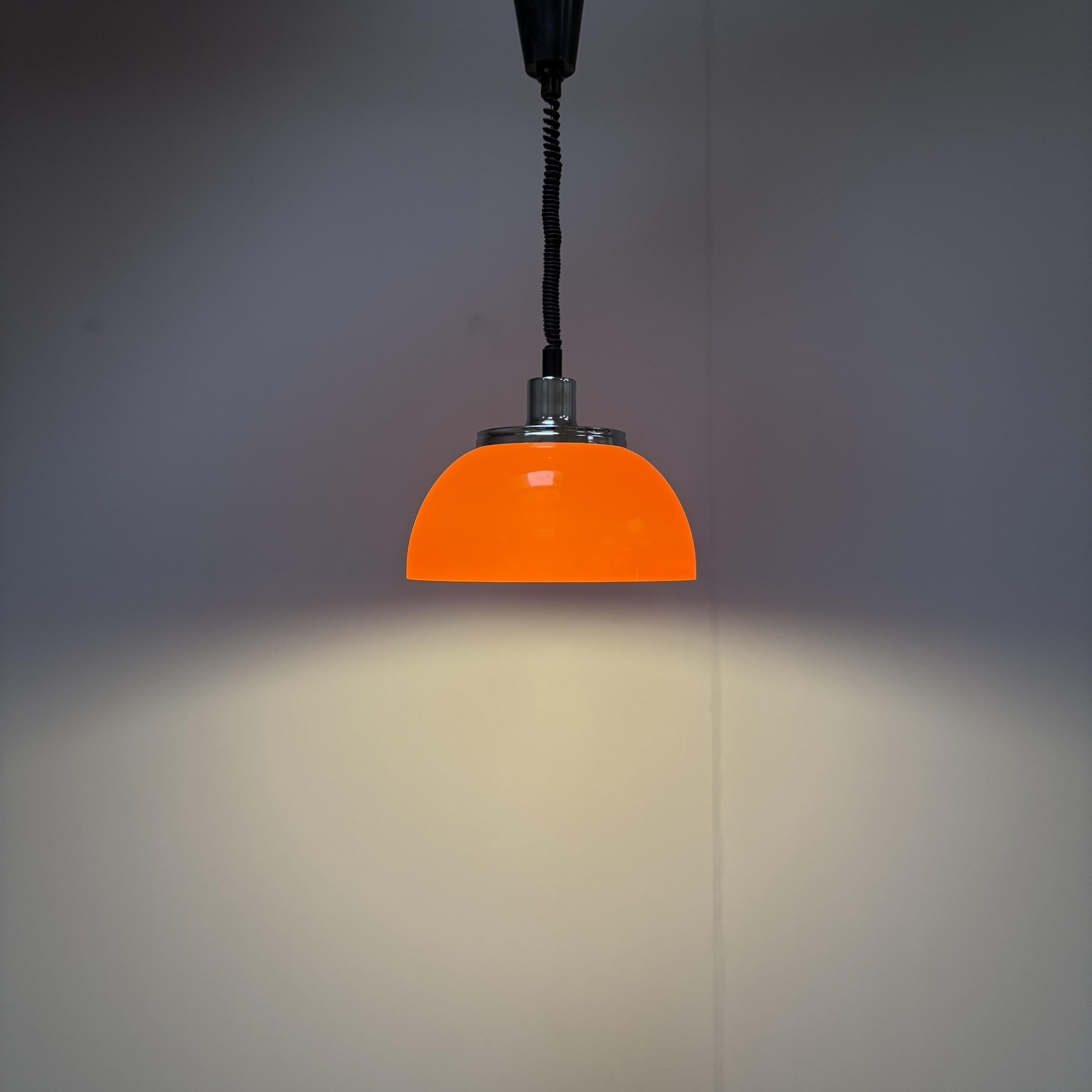 Late 20th Century Mid-century Pendant by Meblo, Harvey Guzziny, 1970s, Italy For Sale