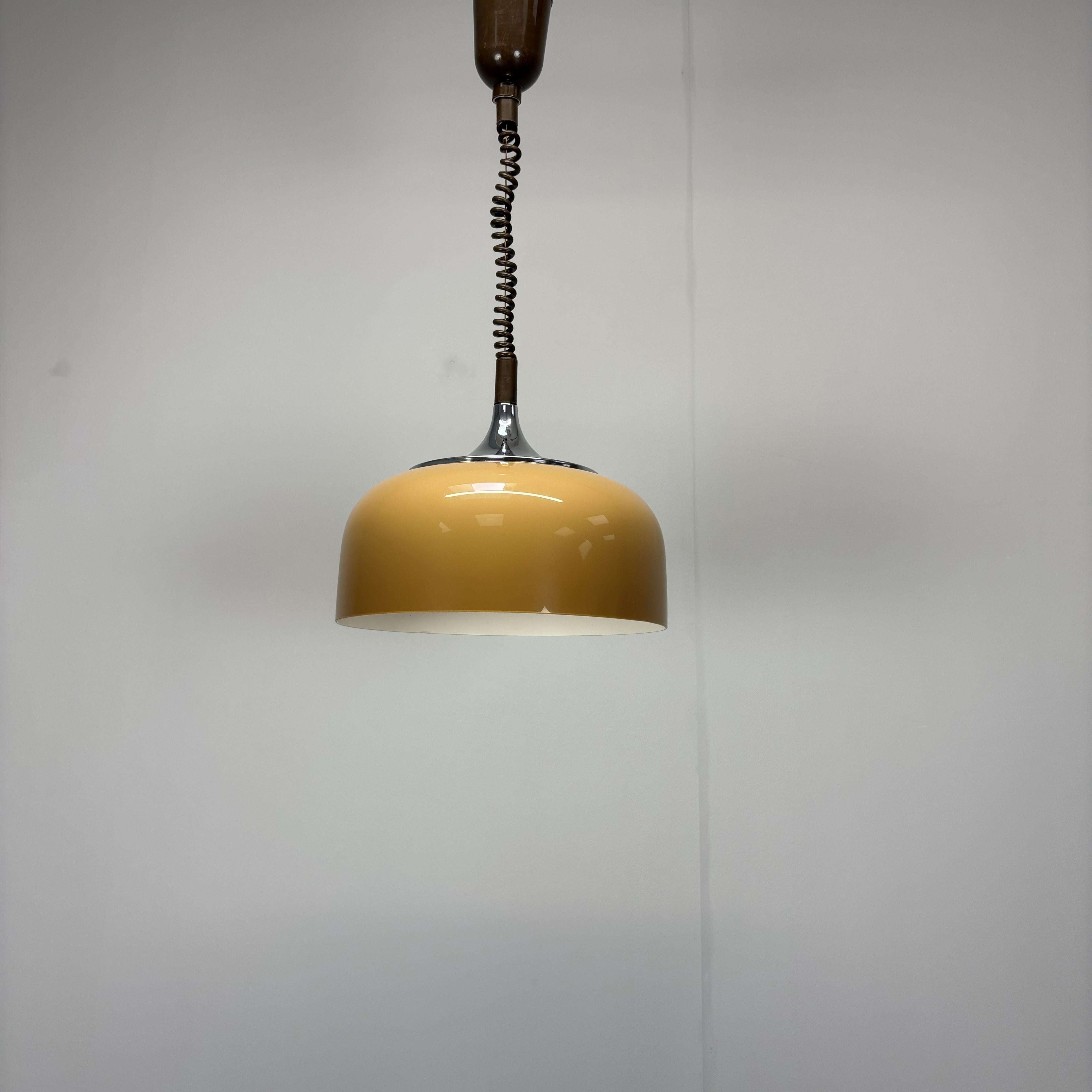 Mid-century Pendant by Meblo, Harvey Guzziny, 1970s, Italy For Sale 1