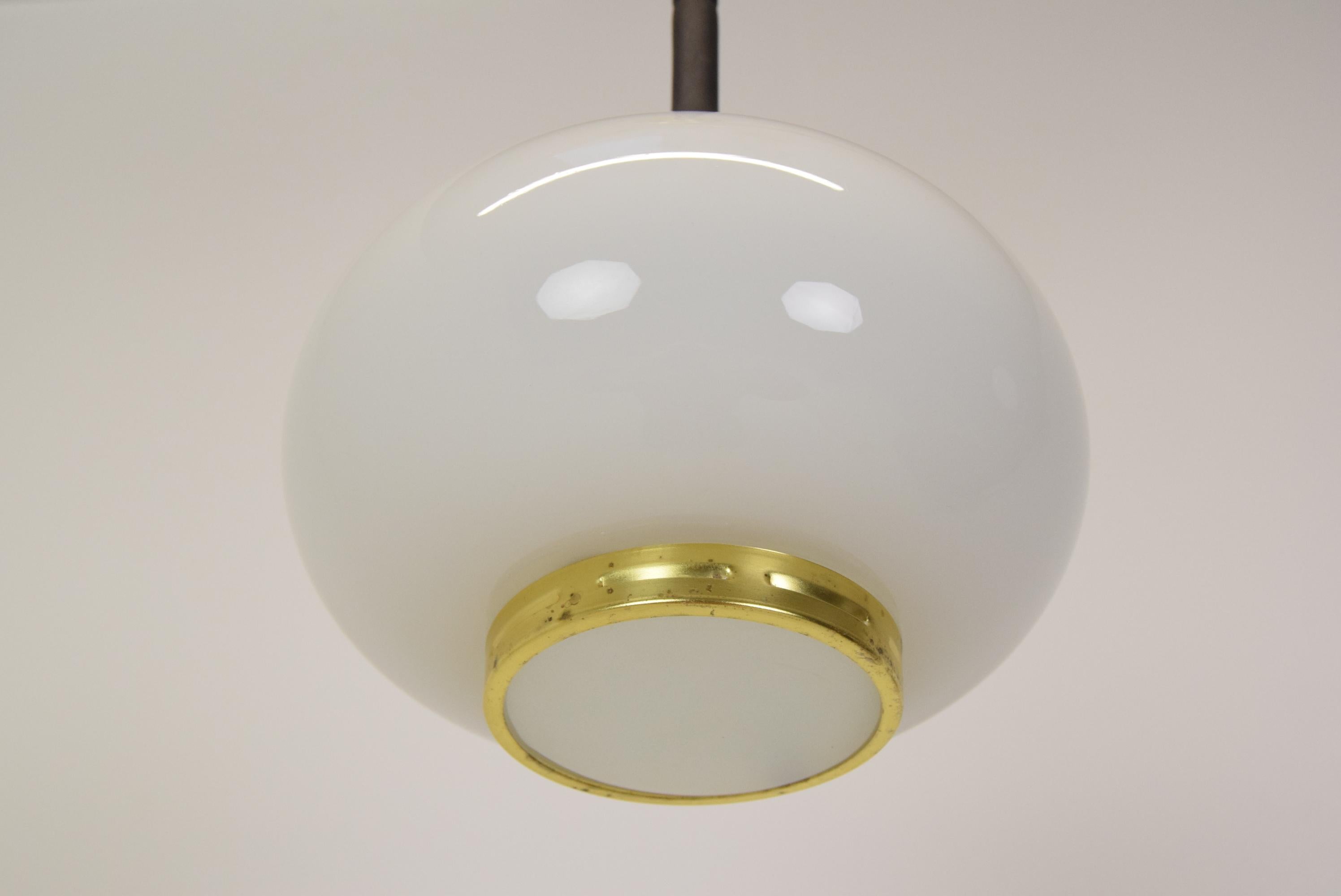 Mid-Century Pendant by Polam-Bielsko, 1970's In Good Condition For Sale In Praha, CZ