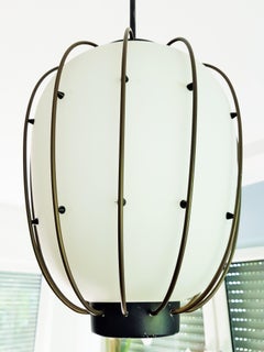 Mid-Century Pendant Chandelier by Angelo Lelli for Arredoluce, Italy, 1950