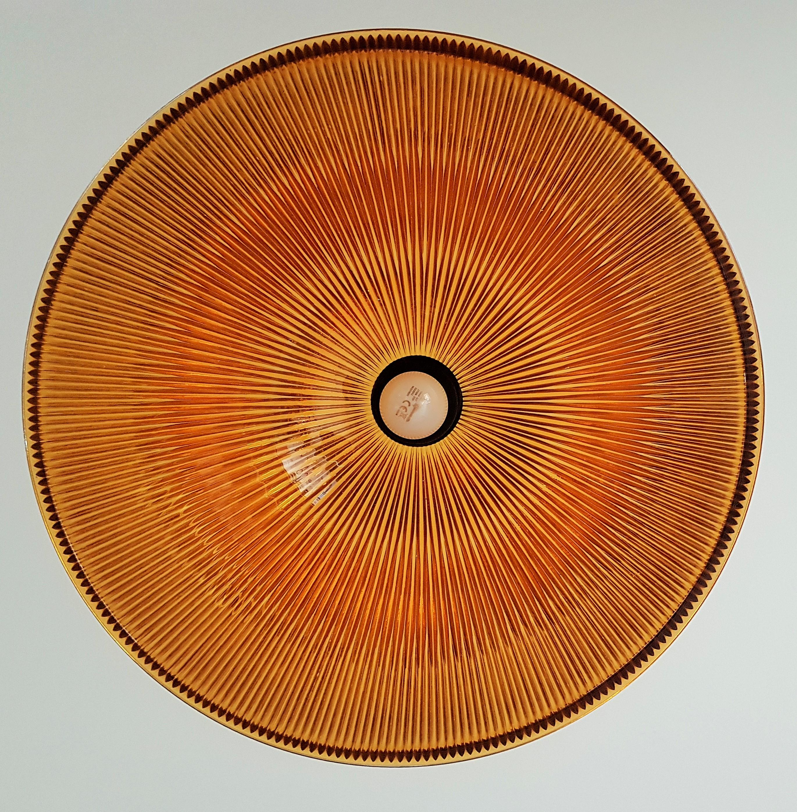 Mid-Century-Hängelampe-Kronleuchter Holophane, Italien 1960er Jahre im Angebot 13