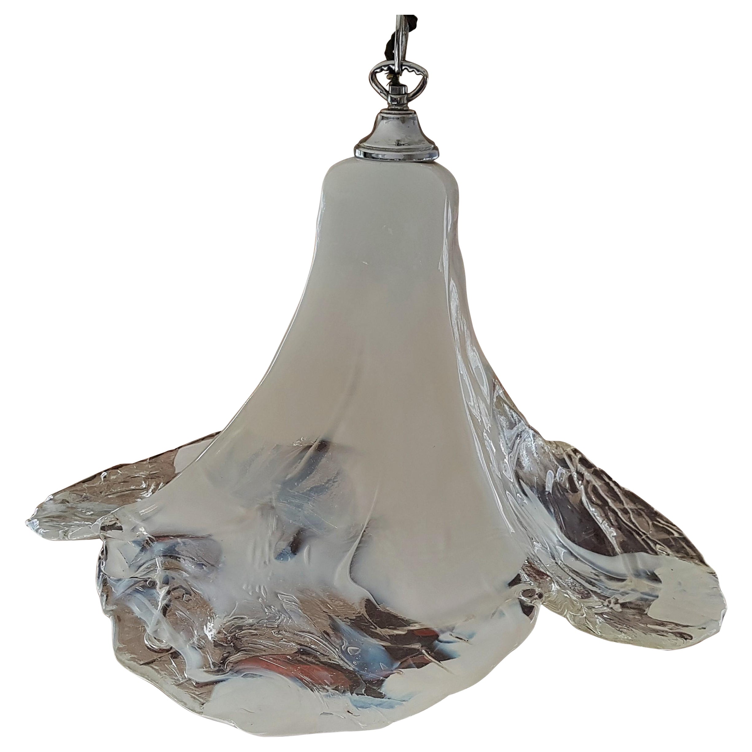 Lámpara colgante de mediados de siglo Murano de Carlo Nason Mazzega, Italia, 1968