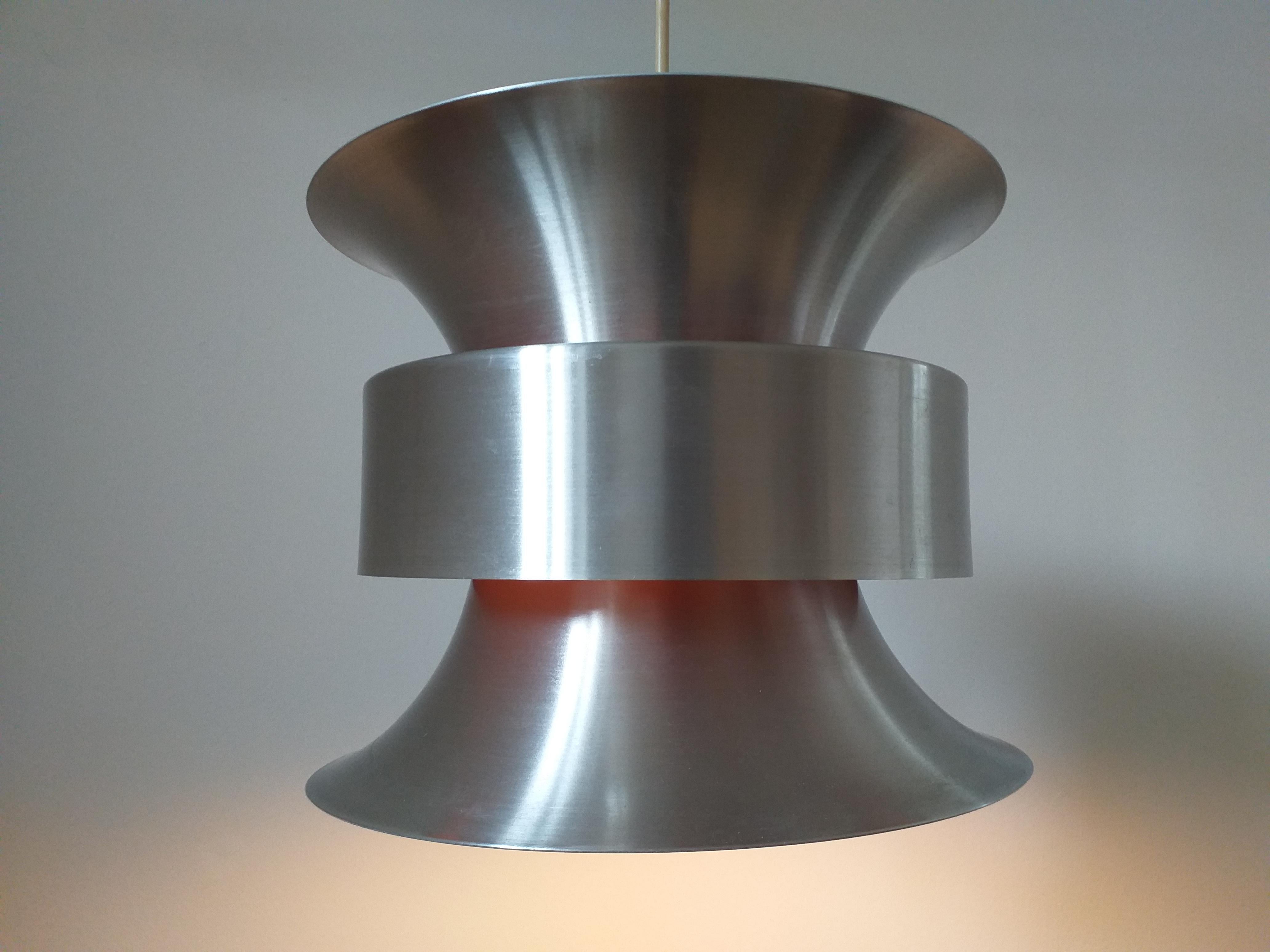 Midcentury Pendant Designed by Carl Thore, Sweden, 1970s For Sale 2