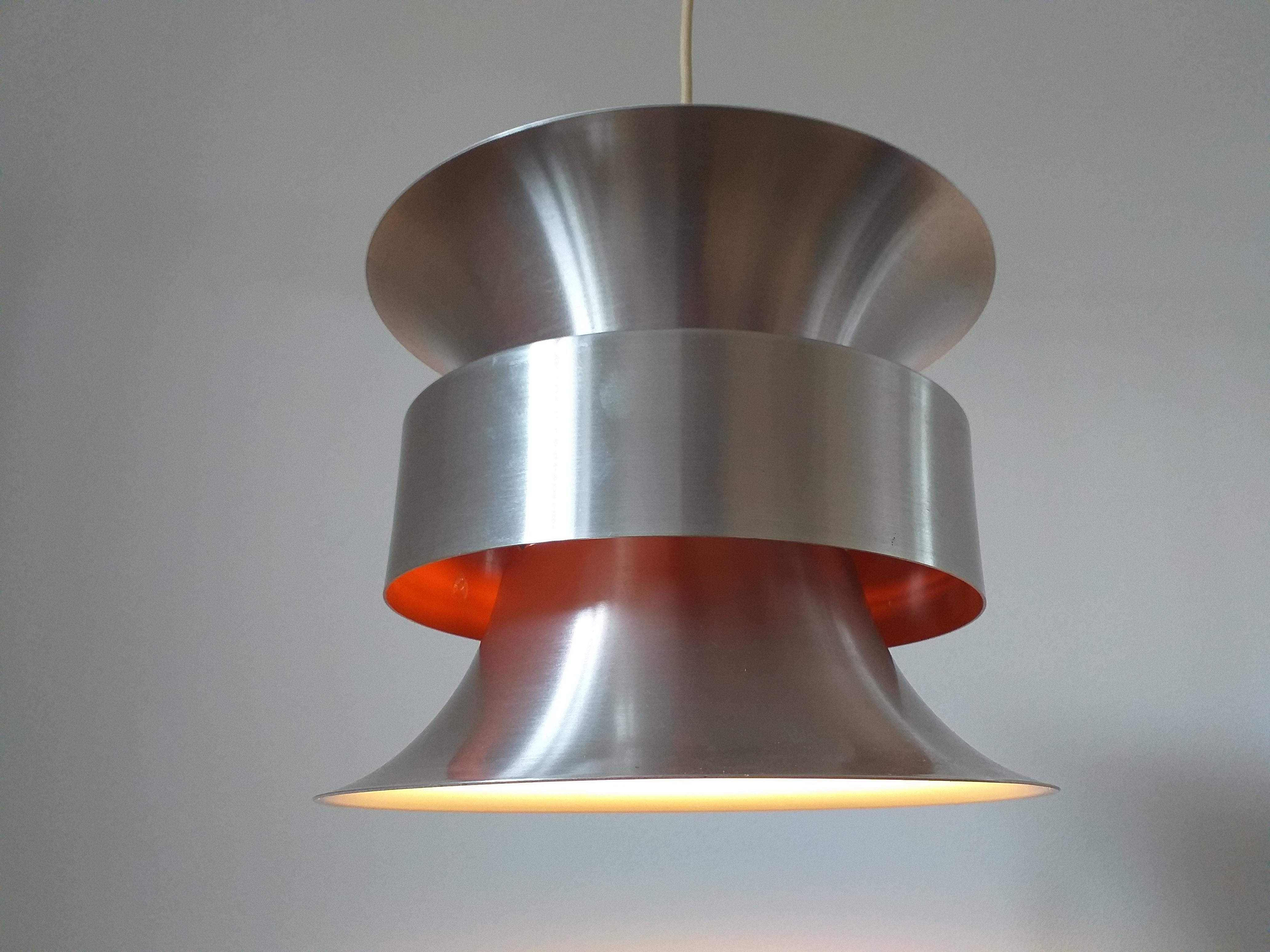 Midcentury Pendant Designed by Carl Thore, Sweden, 1970s For Sale 3