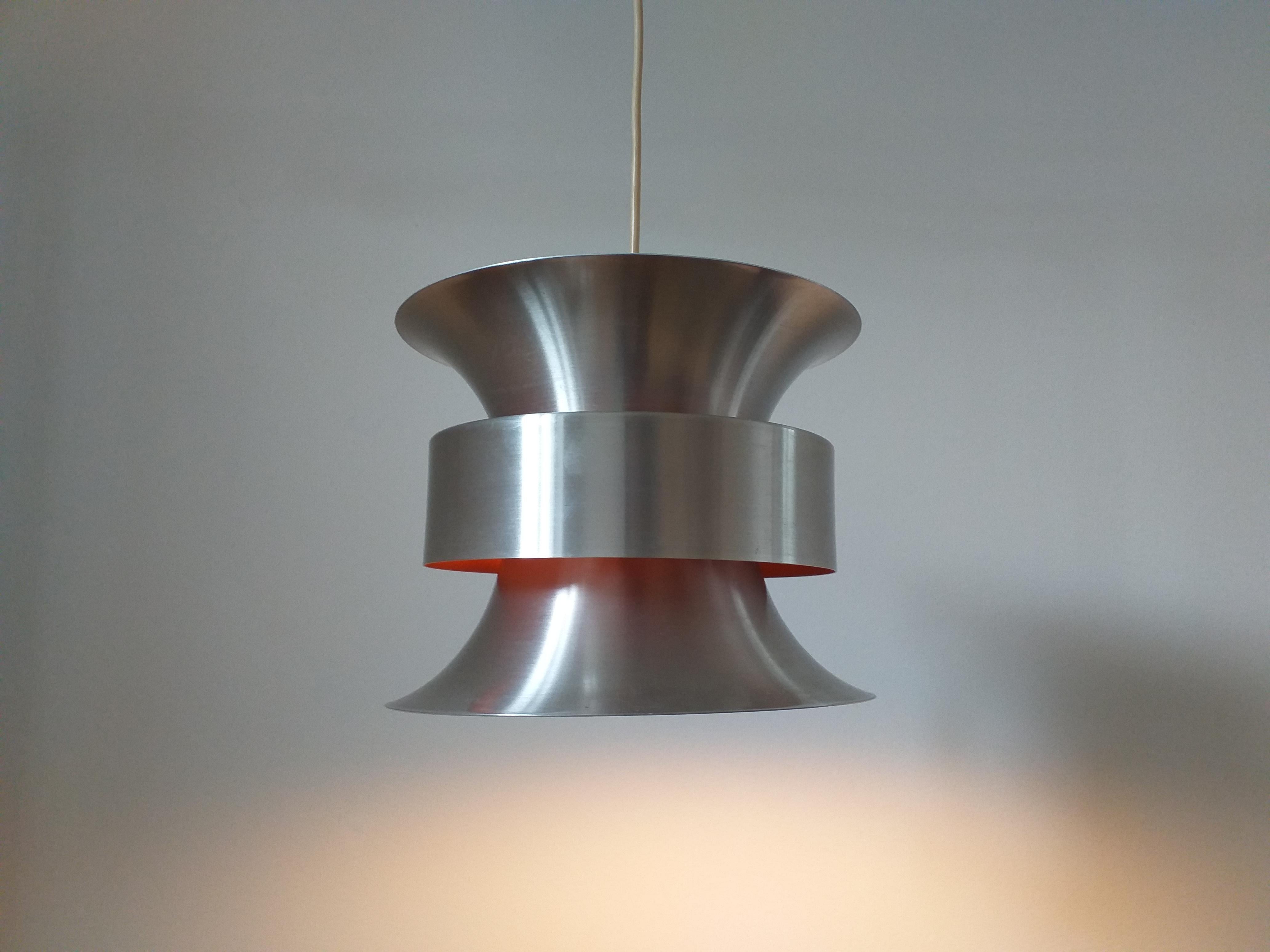 Midcentury Pendant Designed by Carl Thore, Sweden, 1970s For Sale 4